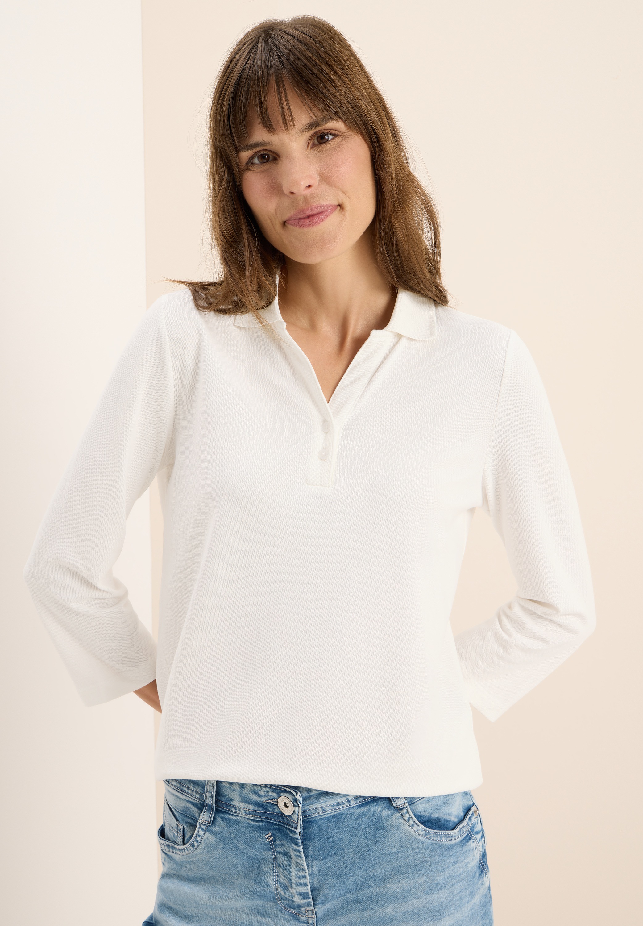 Cecil Poloshirt mit Polo Kragen günstig online kaufen