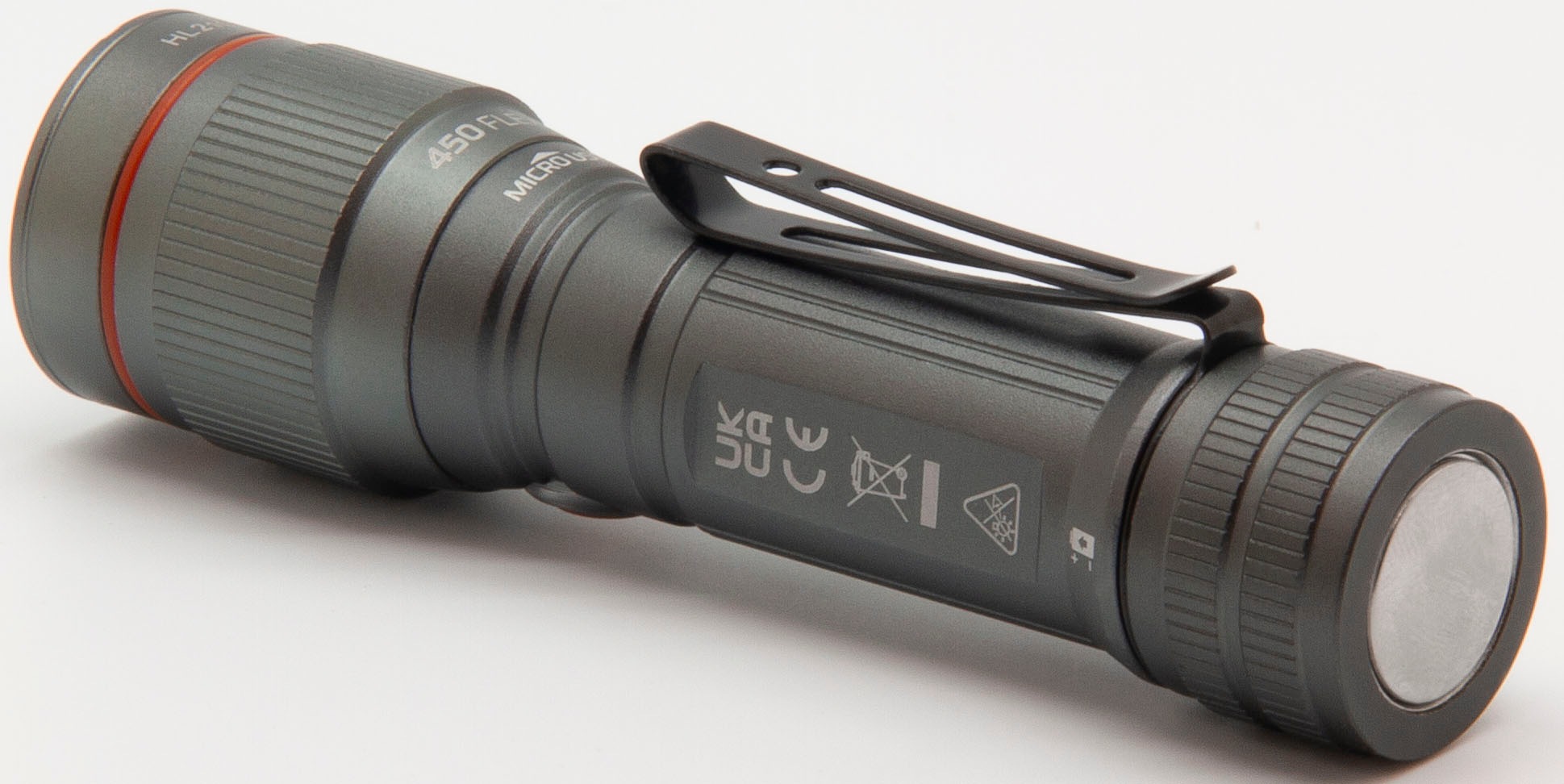 NEBO LED Taschenlampe »Nebo 450 FLEX« Set, Taschenlampe inkl. Ladekabel, 2 Stk. tlg. Flexibel mit Akku- oder Batteriebetrieb nutzbar