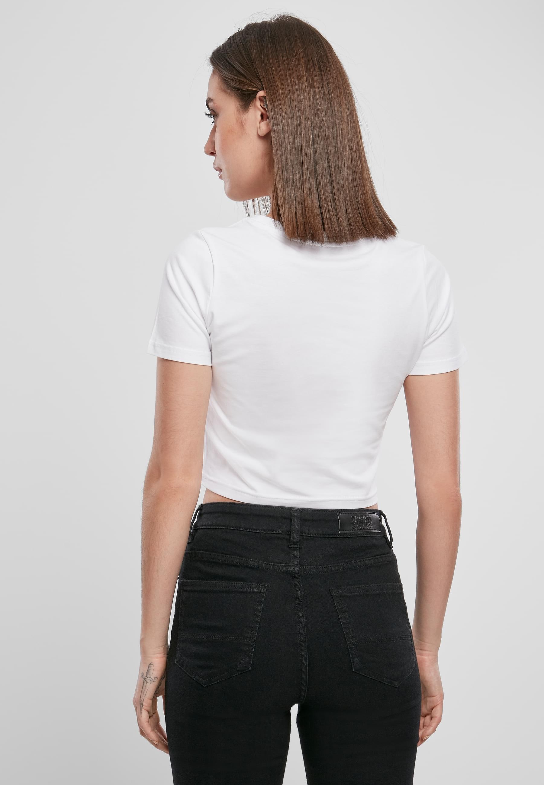MisterTee T-Shirt »MisterTee Damen Ladies Tribal Cropped Tee«, (1 tlg.)