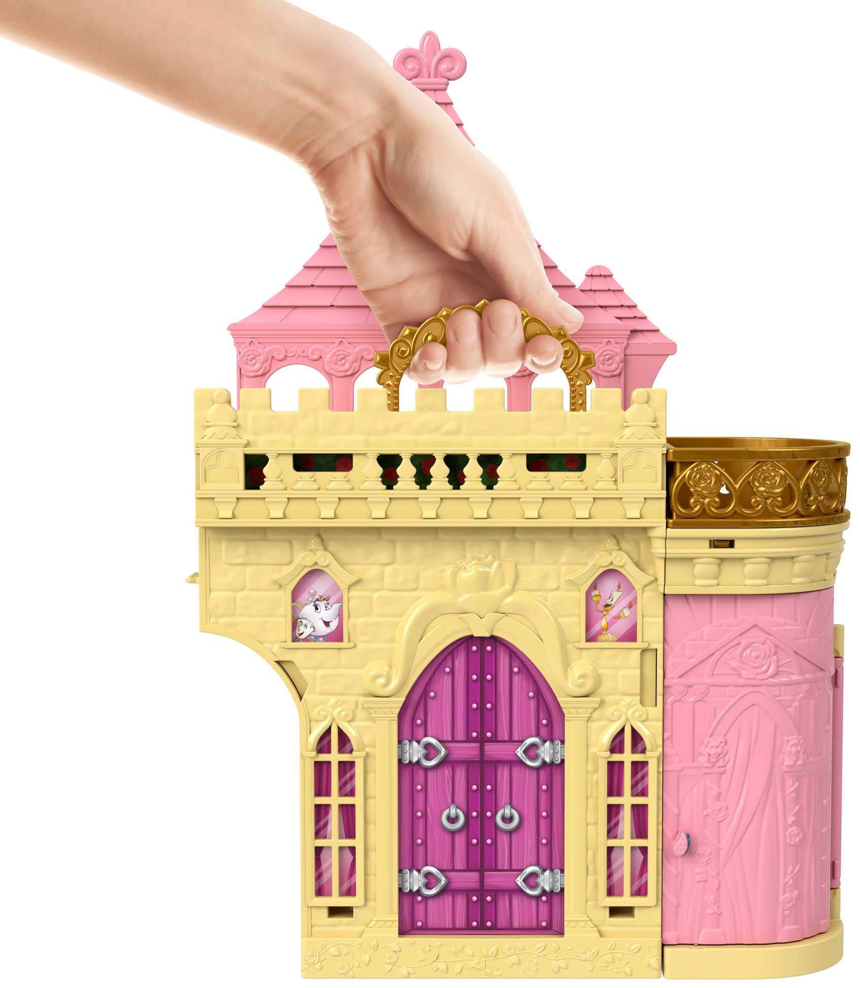 Mattel® Spielwelt »Disney Prinzessin, Belles Stapelschloss«, inklusive Puppe