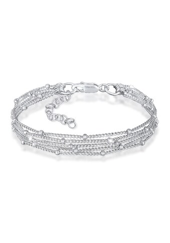 Armband »Basic Kugelkette Layer Look Trend 925er Silber«