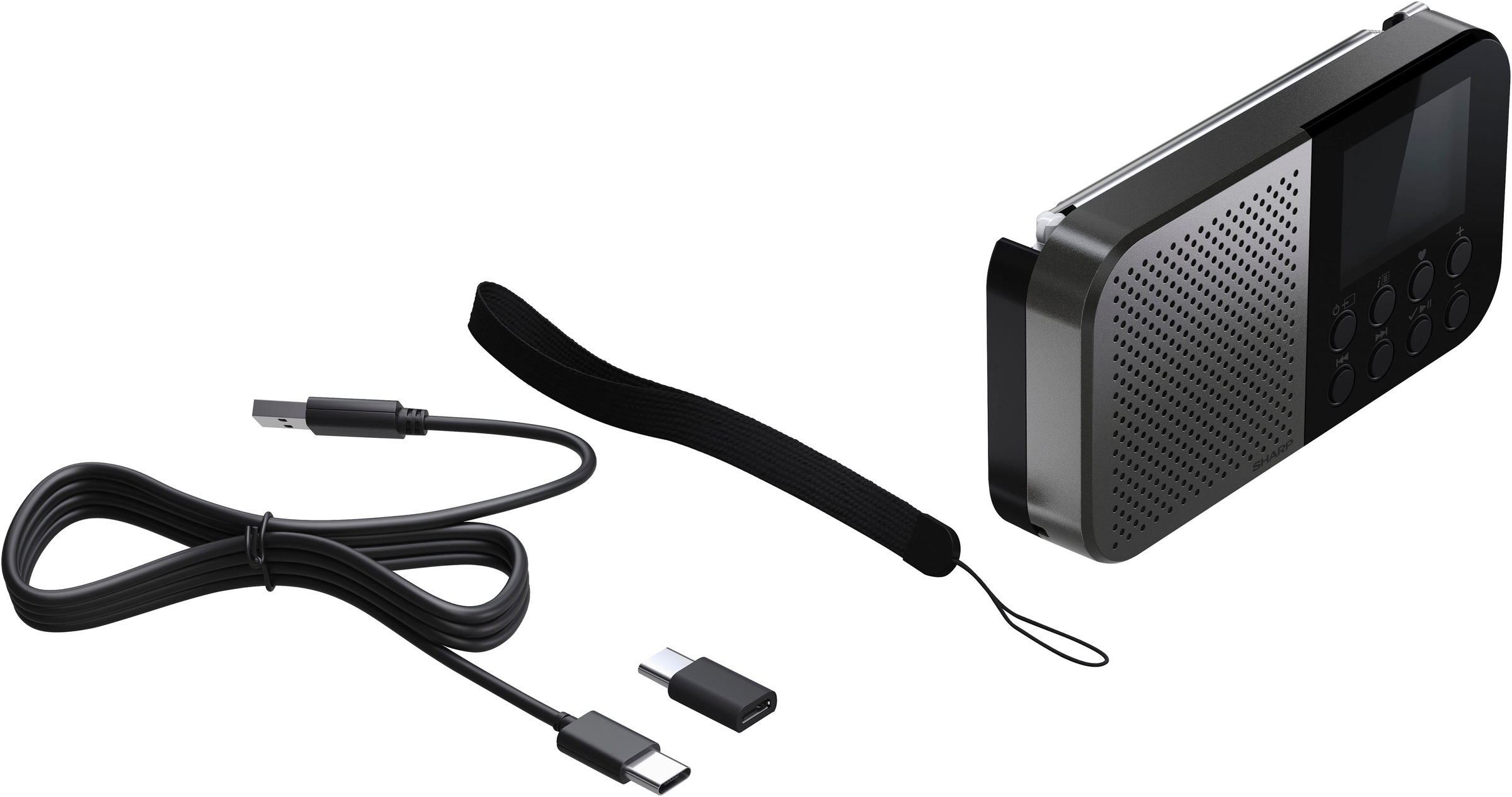 Sharp Radio »DR-P520«, (AVRCP Bluetooth-A2DP Bluetooth-Bluetooth 1,5 W)