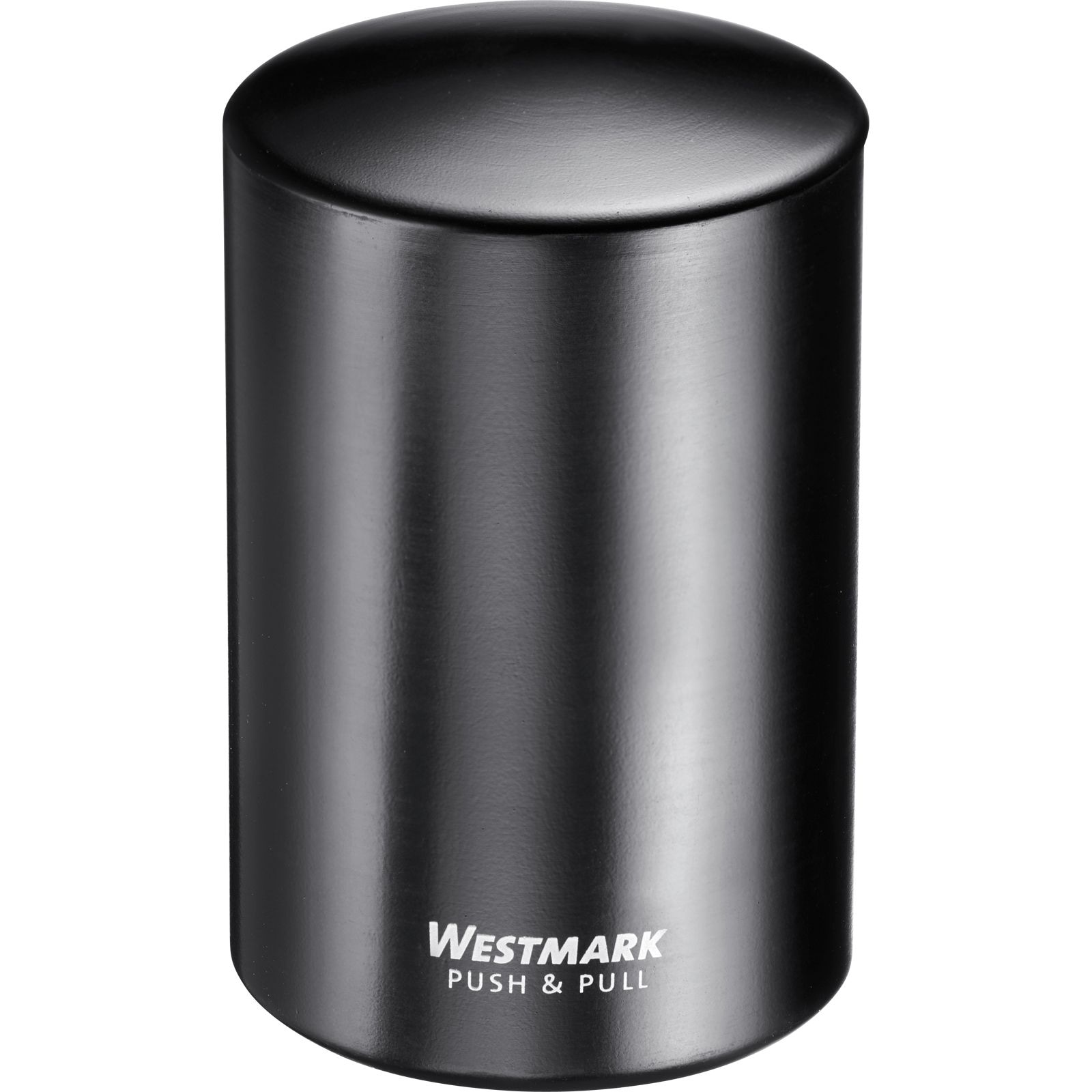 WESTMARK Flaschenöffner "Flaschenöffner "Push & Pull", schwarz" platzsparend, magnetisch, automatisches Öffnen