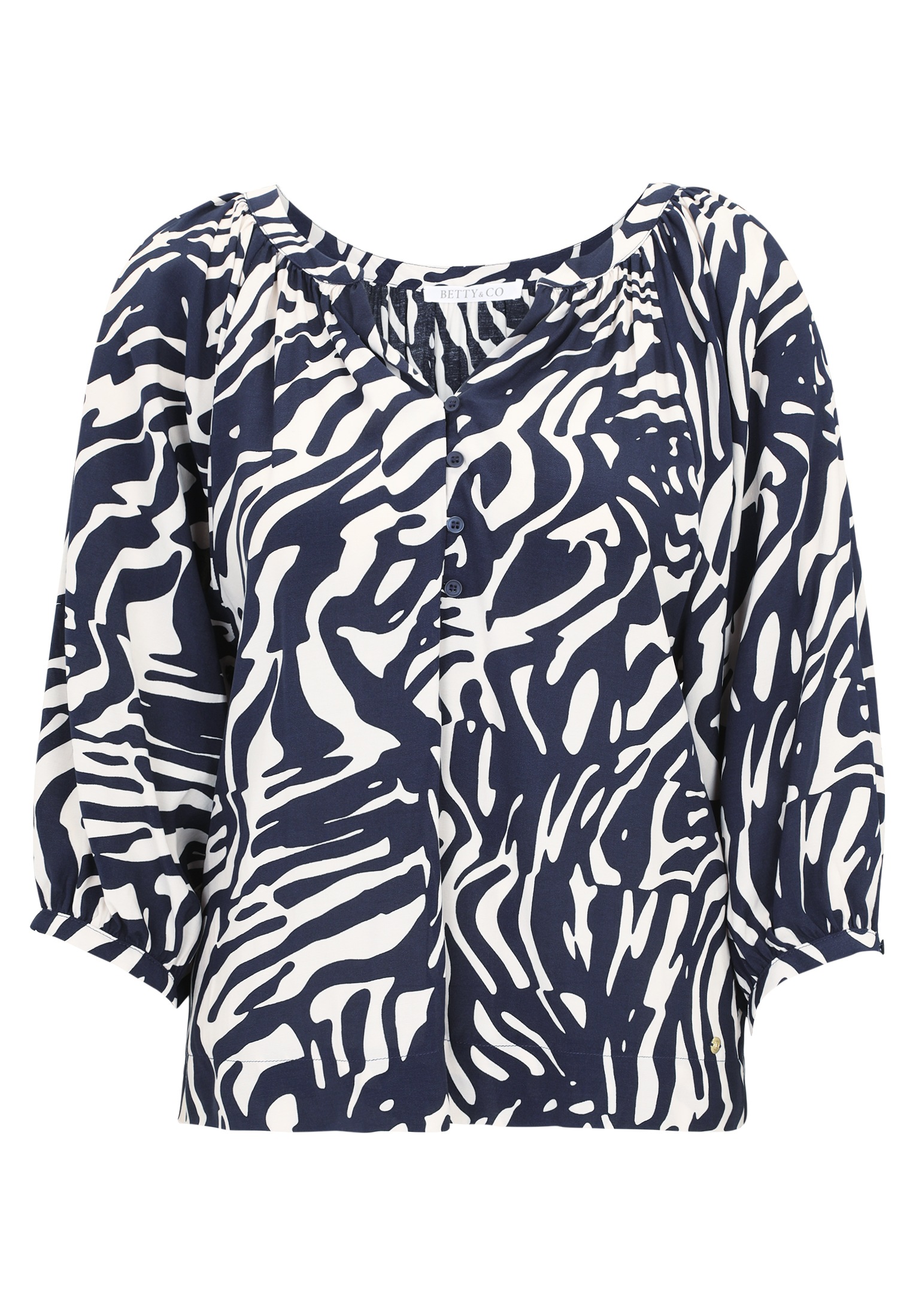 Betty&Co Schlupfbluse "Damen mit Print" günstig online kaufen