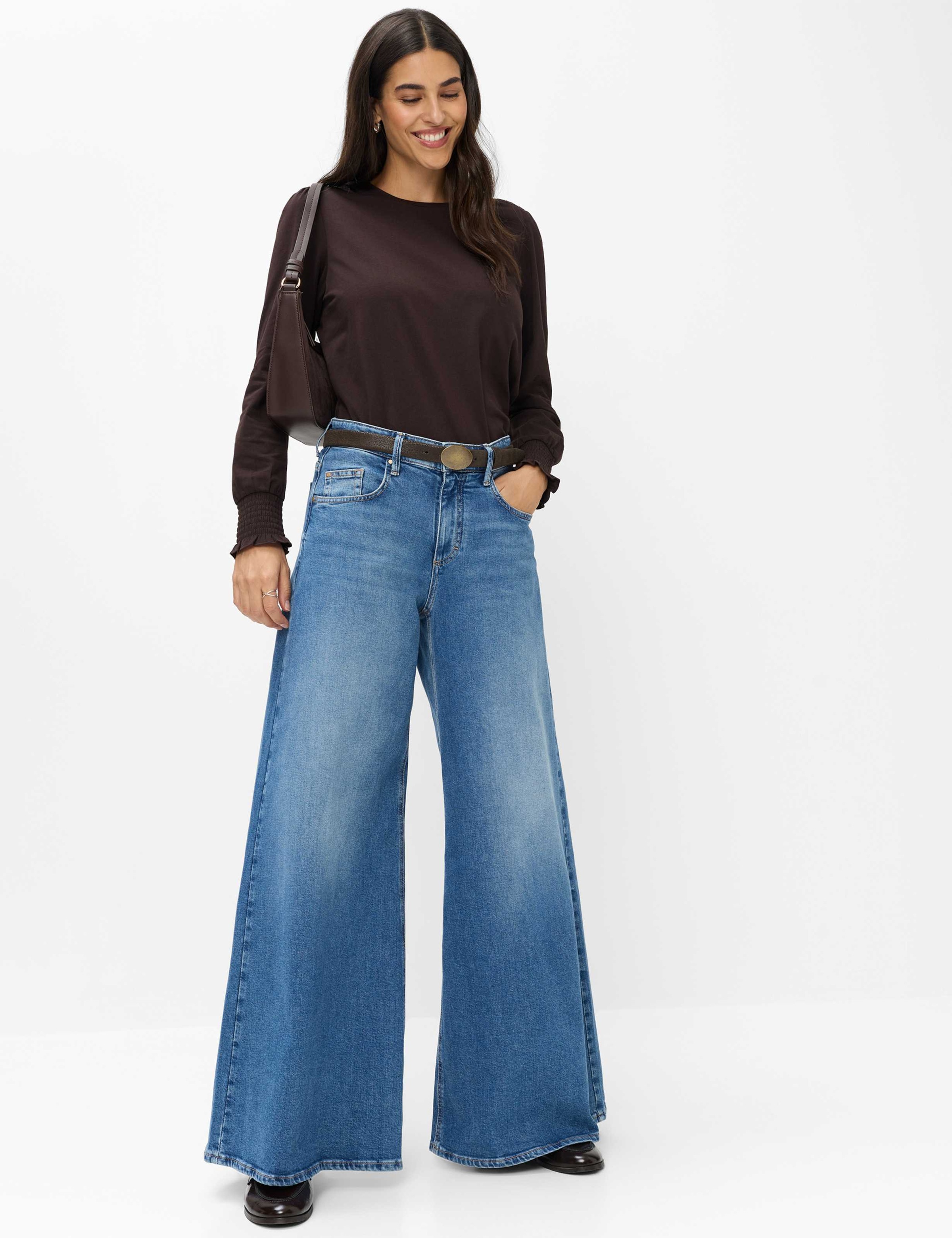 Brax 5-Pocket-Jeans »Style MARCH« Denim: Five-Pocket im Wide Leg