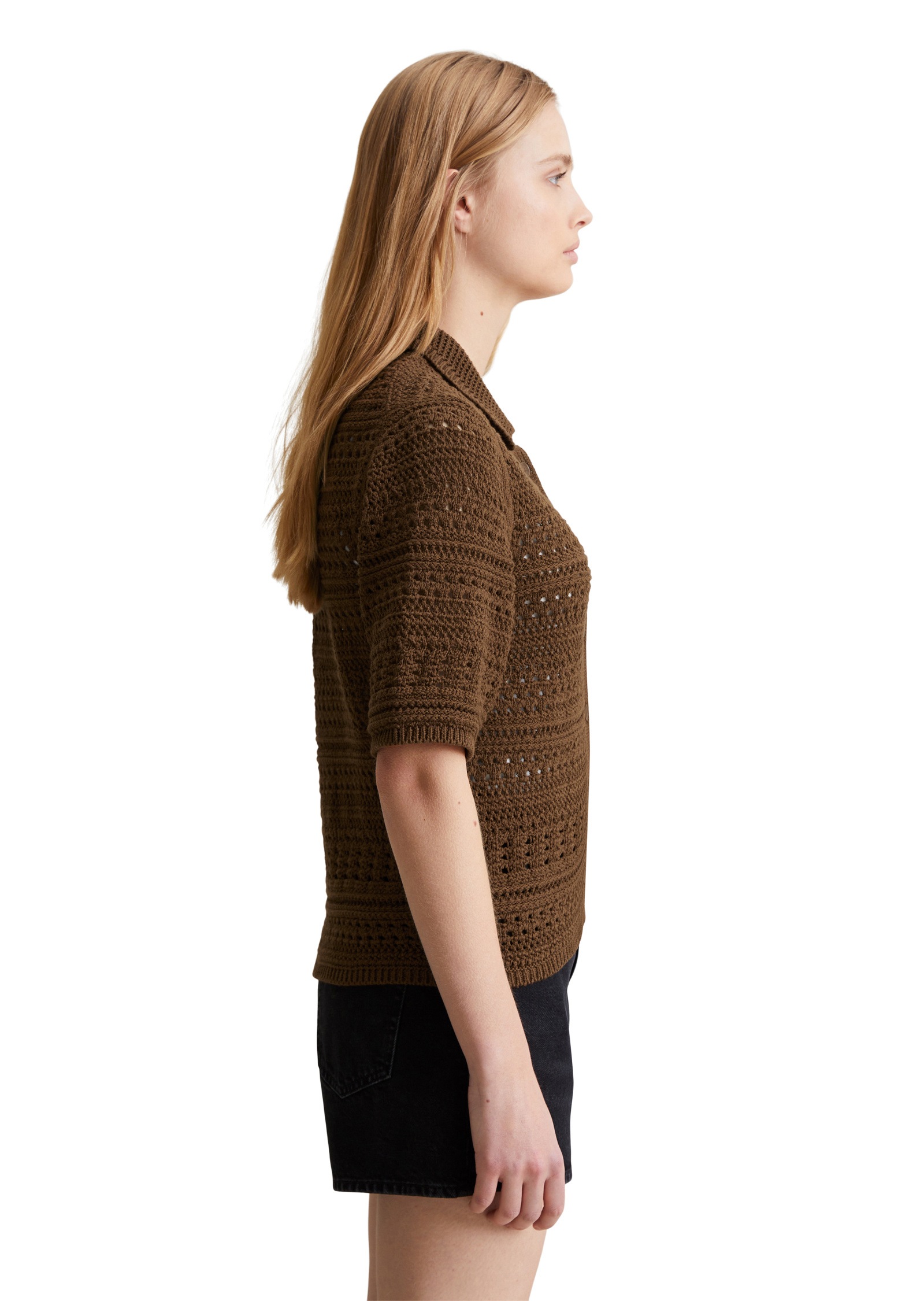 Marc OPolo DENIM Cardigan "in Häkel-Optik" günstig online kaufen