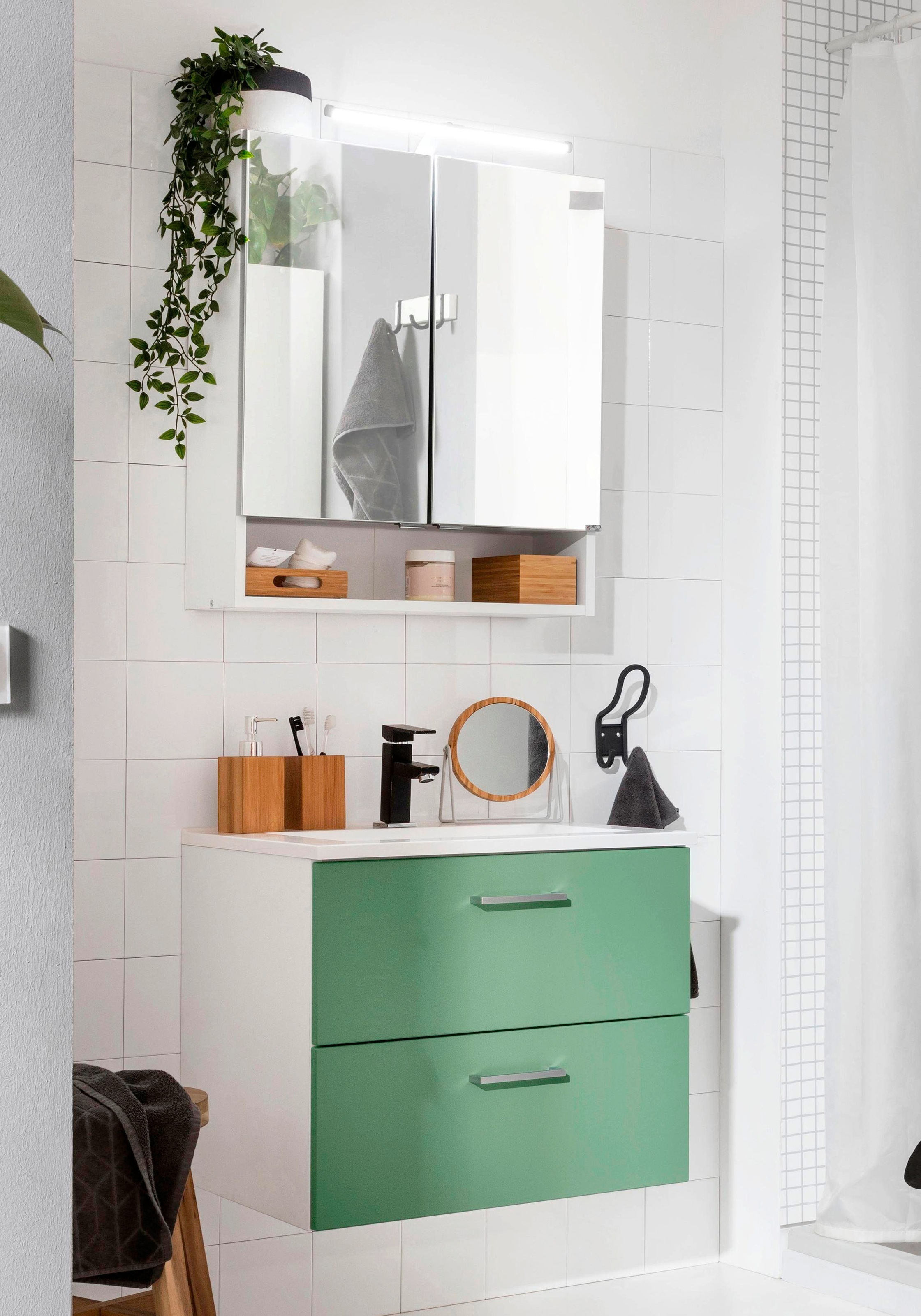 welltime Badmöbel-Set "Ribera" 2 Stk. tlg. günstig online kaufen