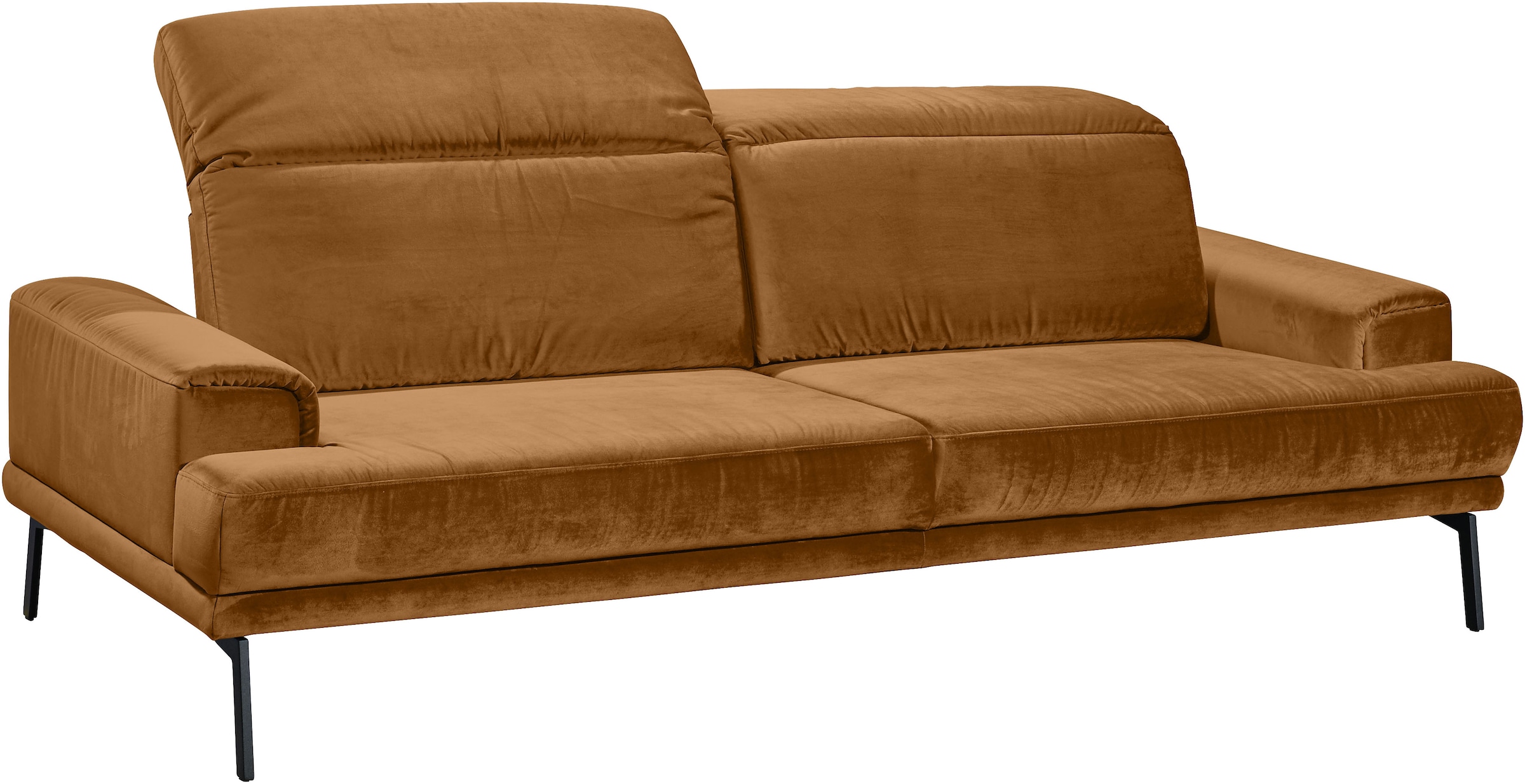 Musterring 3-Sitzer »MR 4580«, inkl. Kopf- und Sitztiefenverstellung, Fuß schwarz, B228 x T103 cm