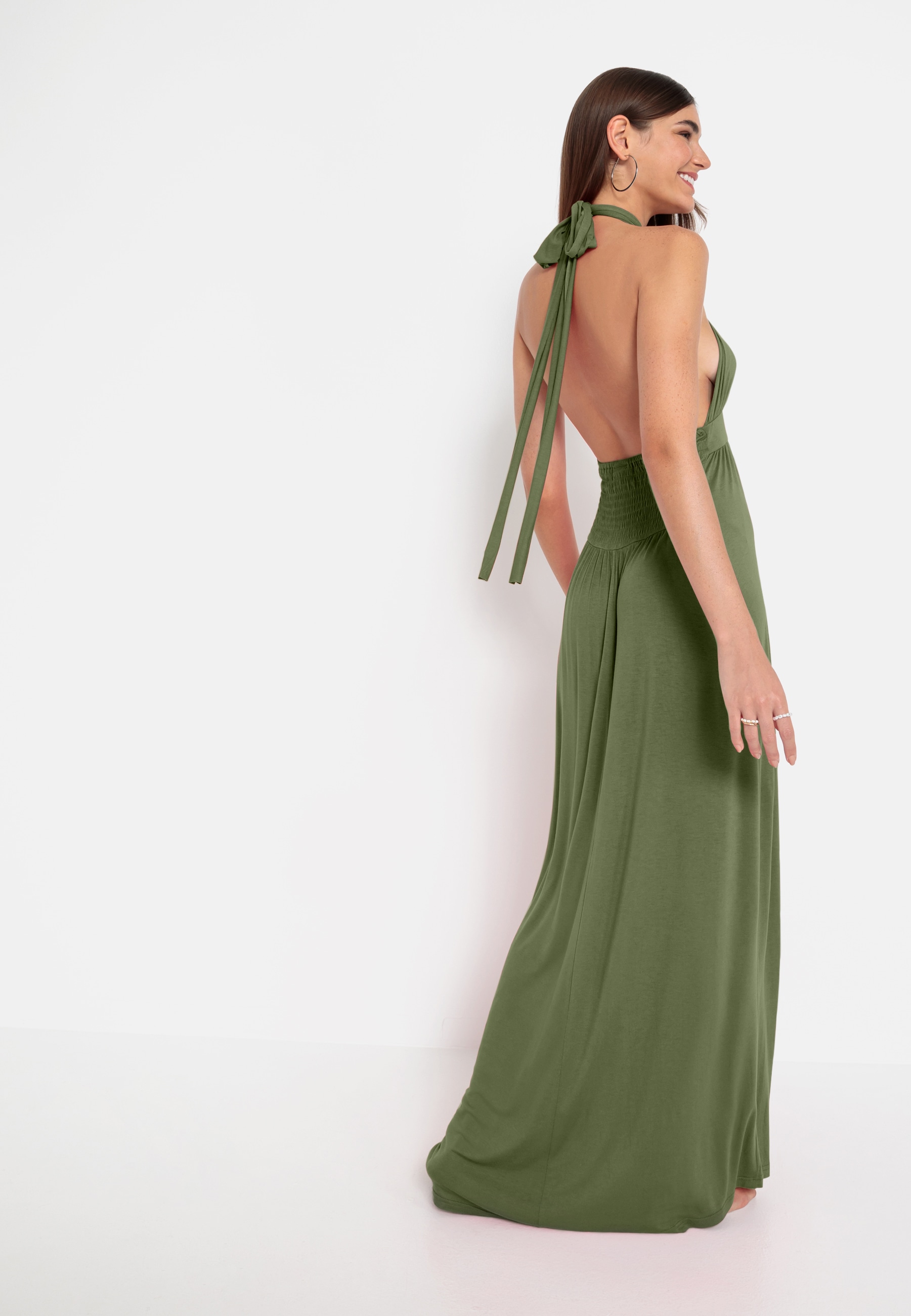 LSCN by LASCANA Neckholderkleid in Maxilänge