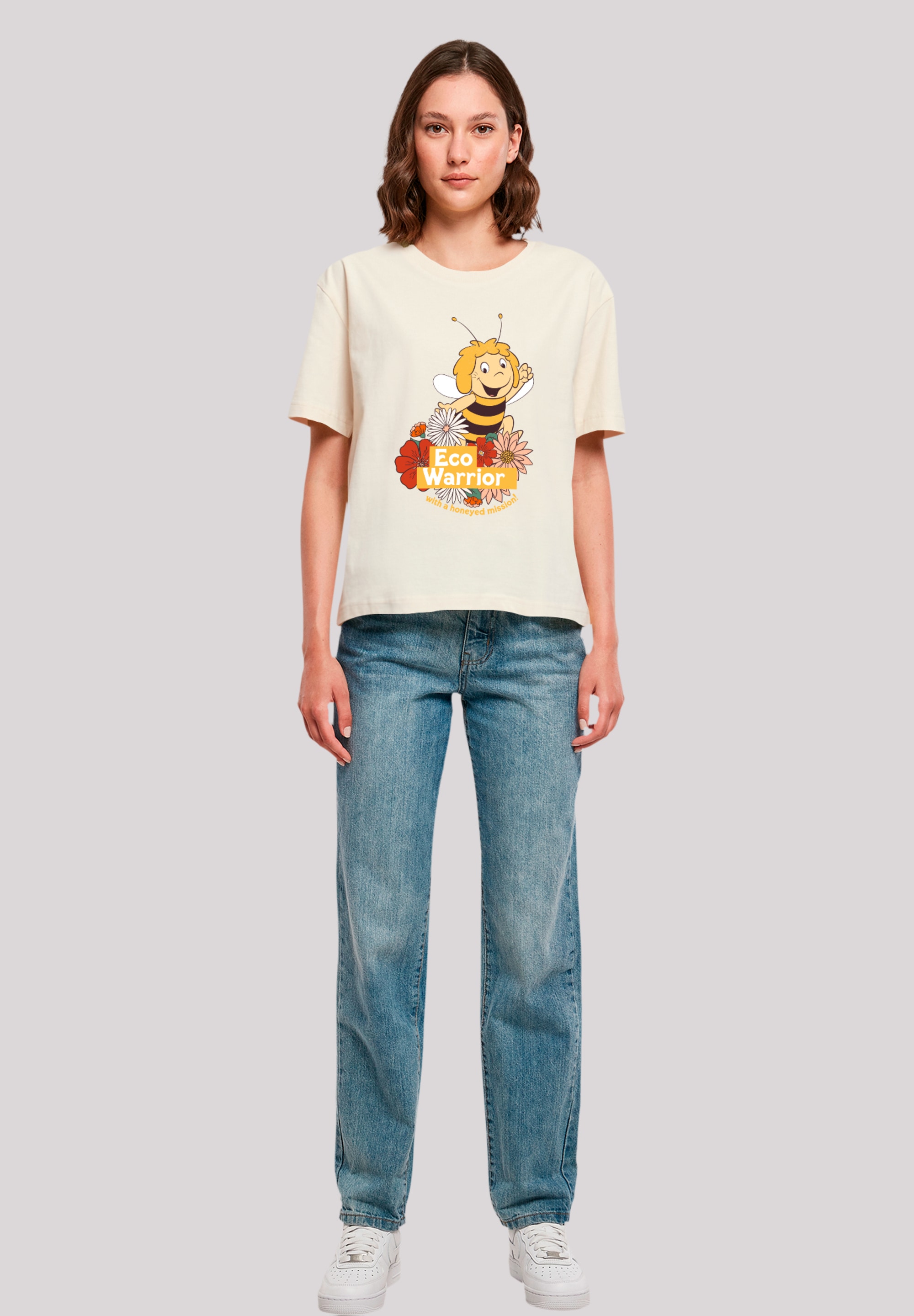 F4NT4STIC T-Shirt »Die Biene Maja Eco Warrior Heroes of Childhood«, Nostalgie, Retro, Heroes of Childhood