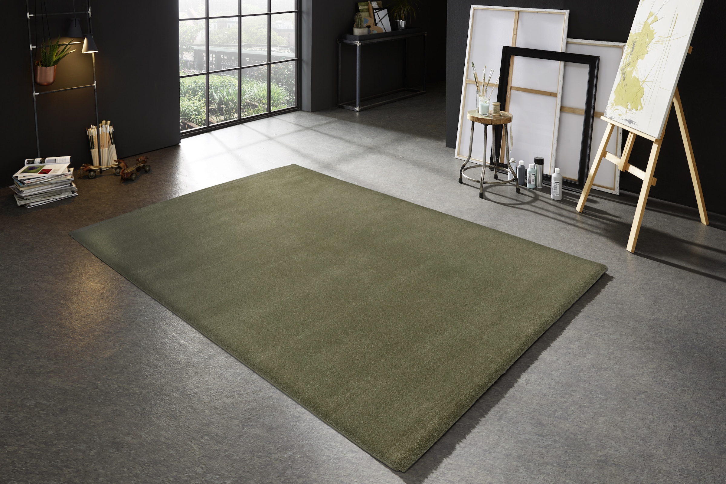 ASTRA Teppich »Barletta 240«, rechteckig, 20 mm Höhe, Langflor, Shaggy, uni, weich, Wohnzimmer,Schlafzimmer