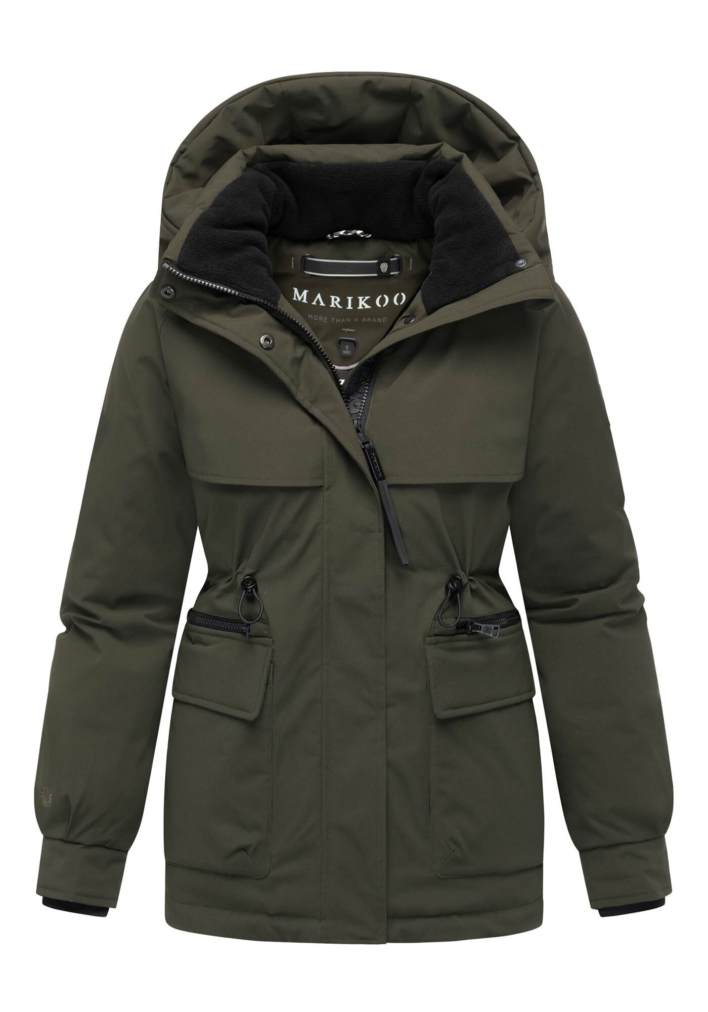 Marikoo Winterjacke »Shigaraa«, mit moderner Front- und Rückenpasse