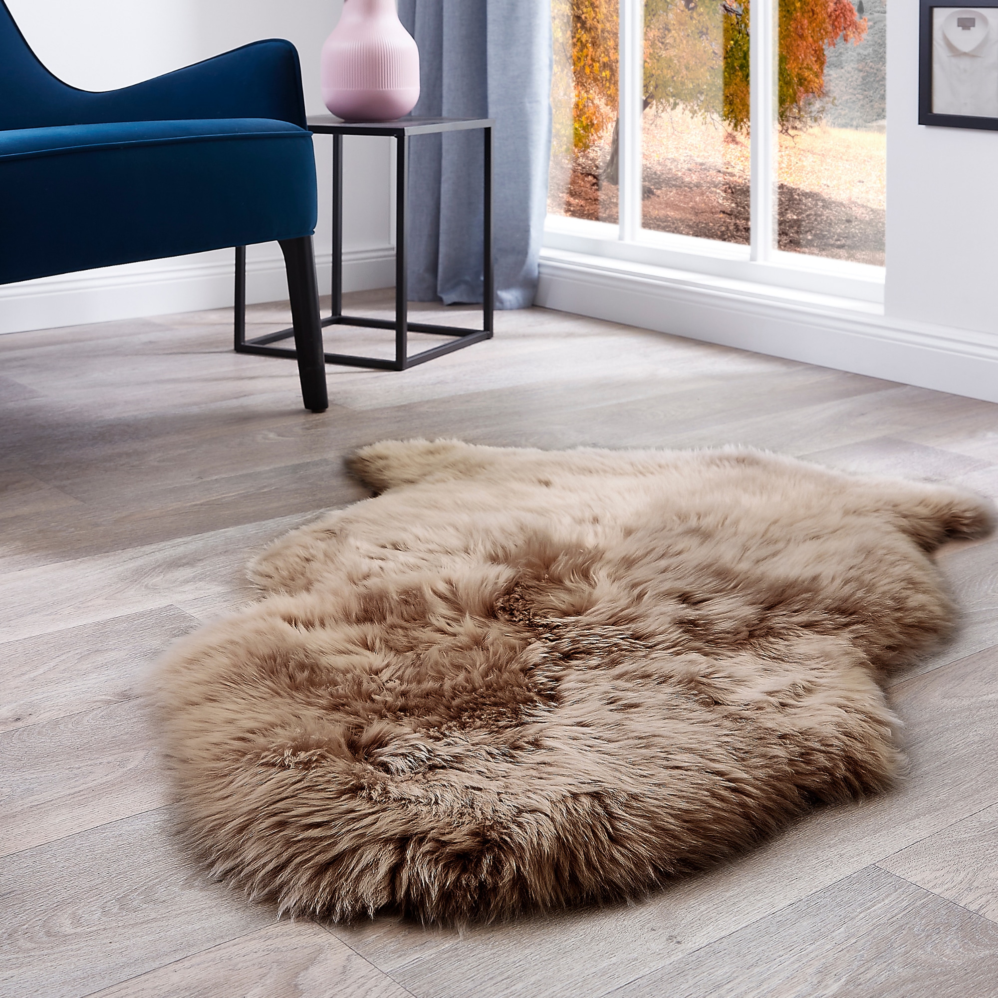 LUXOR living Fellteppich "Schaffell Namika" fellförmig 50 mm Höhe echtes La günstig online kaufen