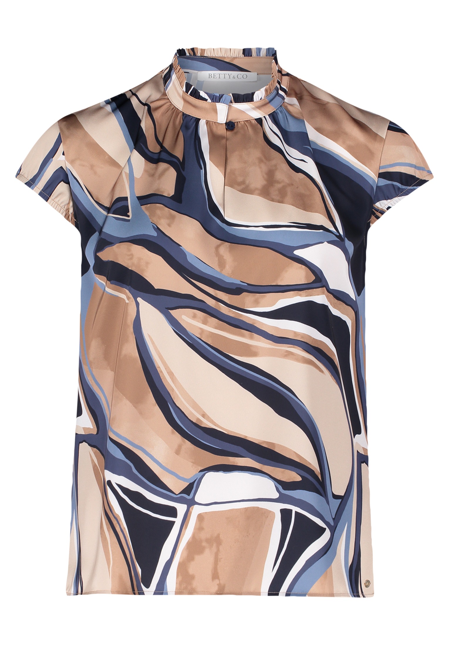 Betty&Co Schlupfbluse "Damen Schlupfbluse mit Print" günstig online kaufen