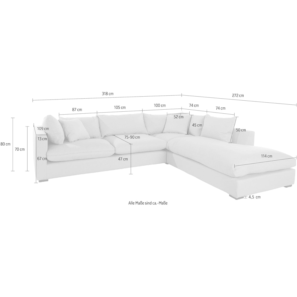 Guido Maria Kretschmer Home&Living Ecksofa »Pantin, L-Form,«