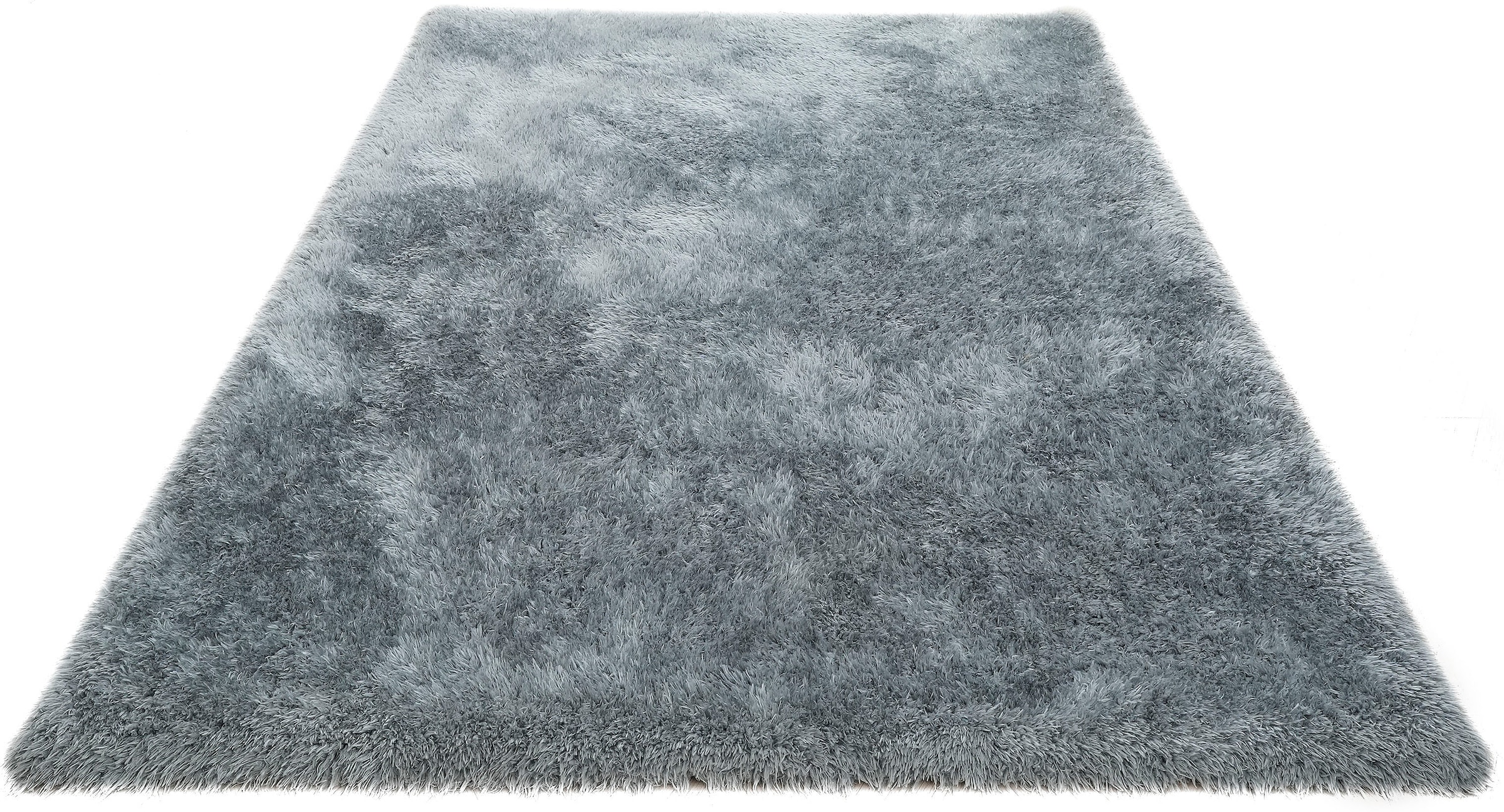 Hochflor-Teppich »Micro Shaggy«, rechteckig, weich, flauschig, Uni-Farben, Wohnzimmer,...