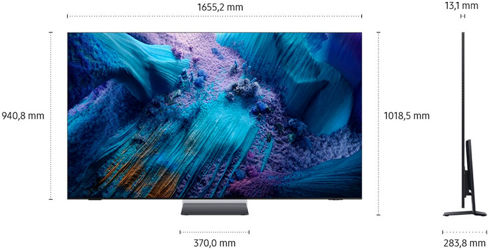 Samsung QLED-Fernseher »GQ75QN990FT«, 8K Ultra HD, Smart-TV, 8K AI Upscaling Pro & Glare Free, Wireless One Connect Box, Art Store