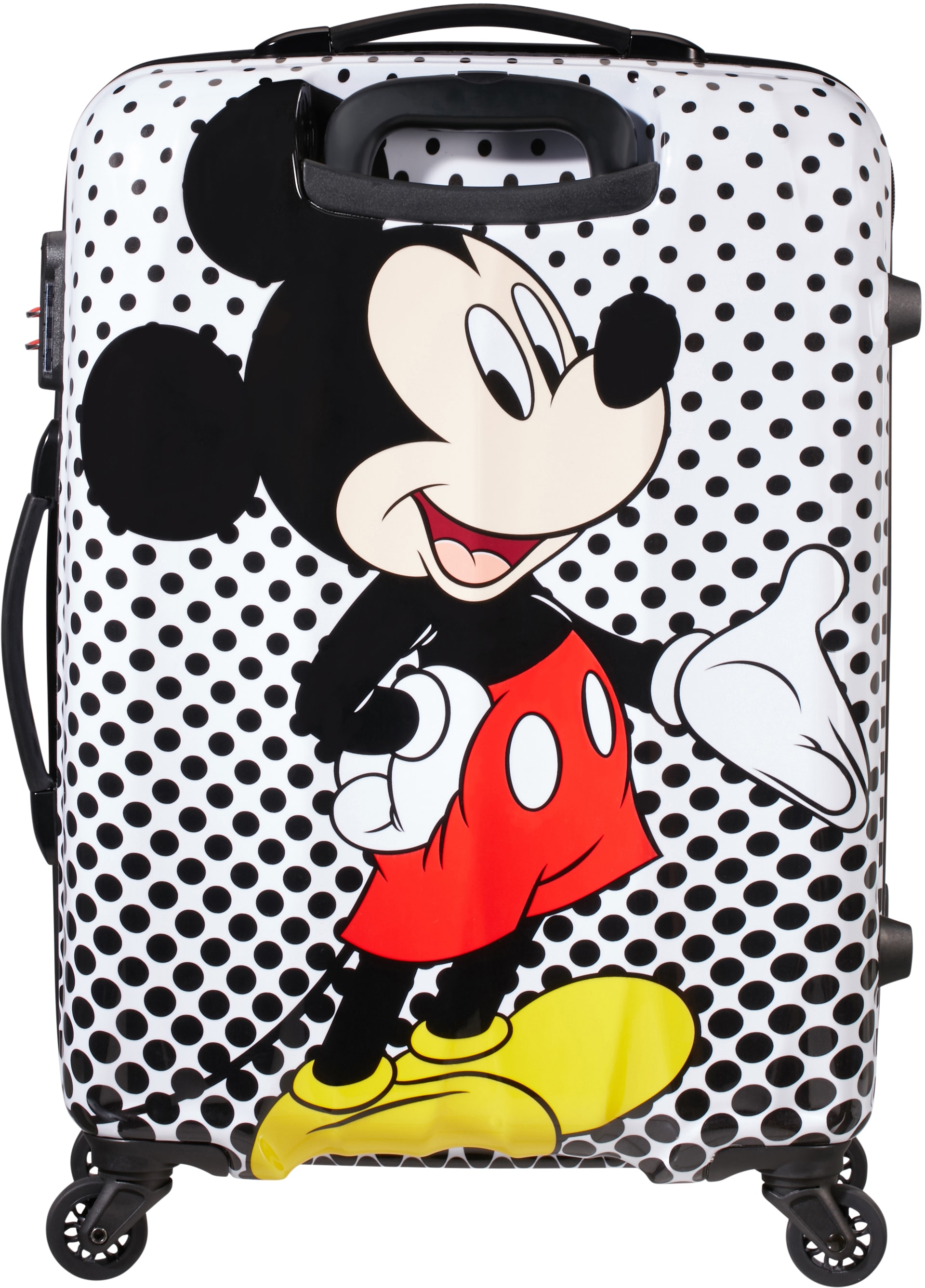 American Legends, »Disney | Mickey Tourister® 65 Hartschalen-Trolley Rollen BAUR Mouse 4 cm«, Dot, Polka