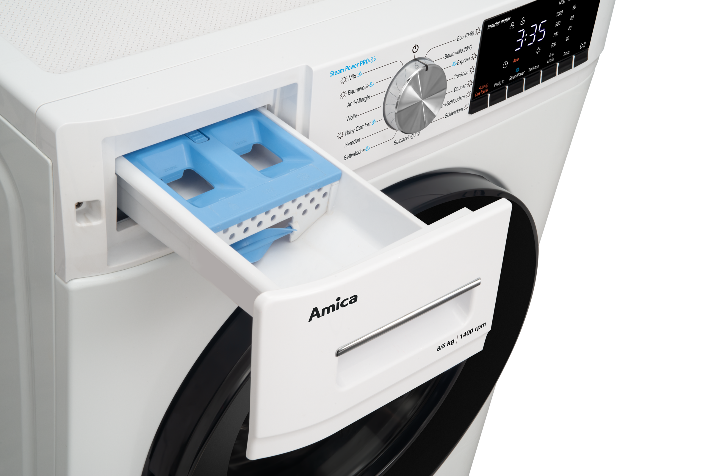 Amica Waschtrockner »WAT 404 600« 8 kg /8 kg 76 dB(A) Waschen & Trocknen in einem – maximaler Komfort