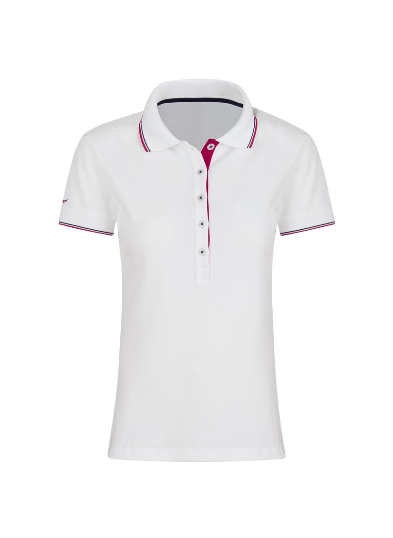 Trigema Poloshirt "TRIGEMA Slim Fit Poloshirt mit langer Knopfleiste" günstig online kaufen