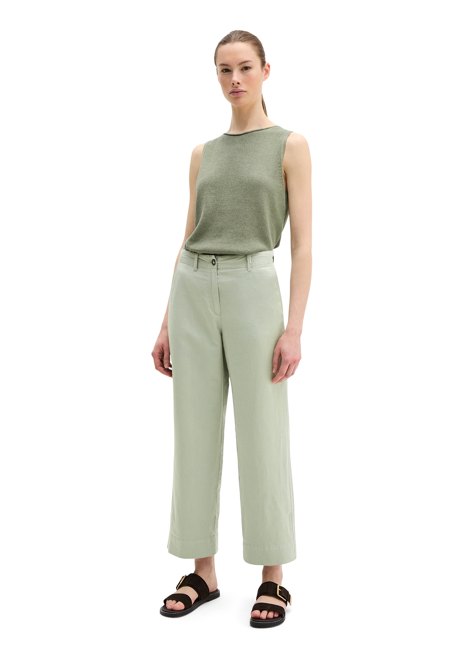 Marc O'Polo Chinohose »aus Organic Cotton-Lyocell-Leinen-Mix«