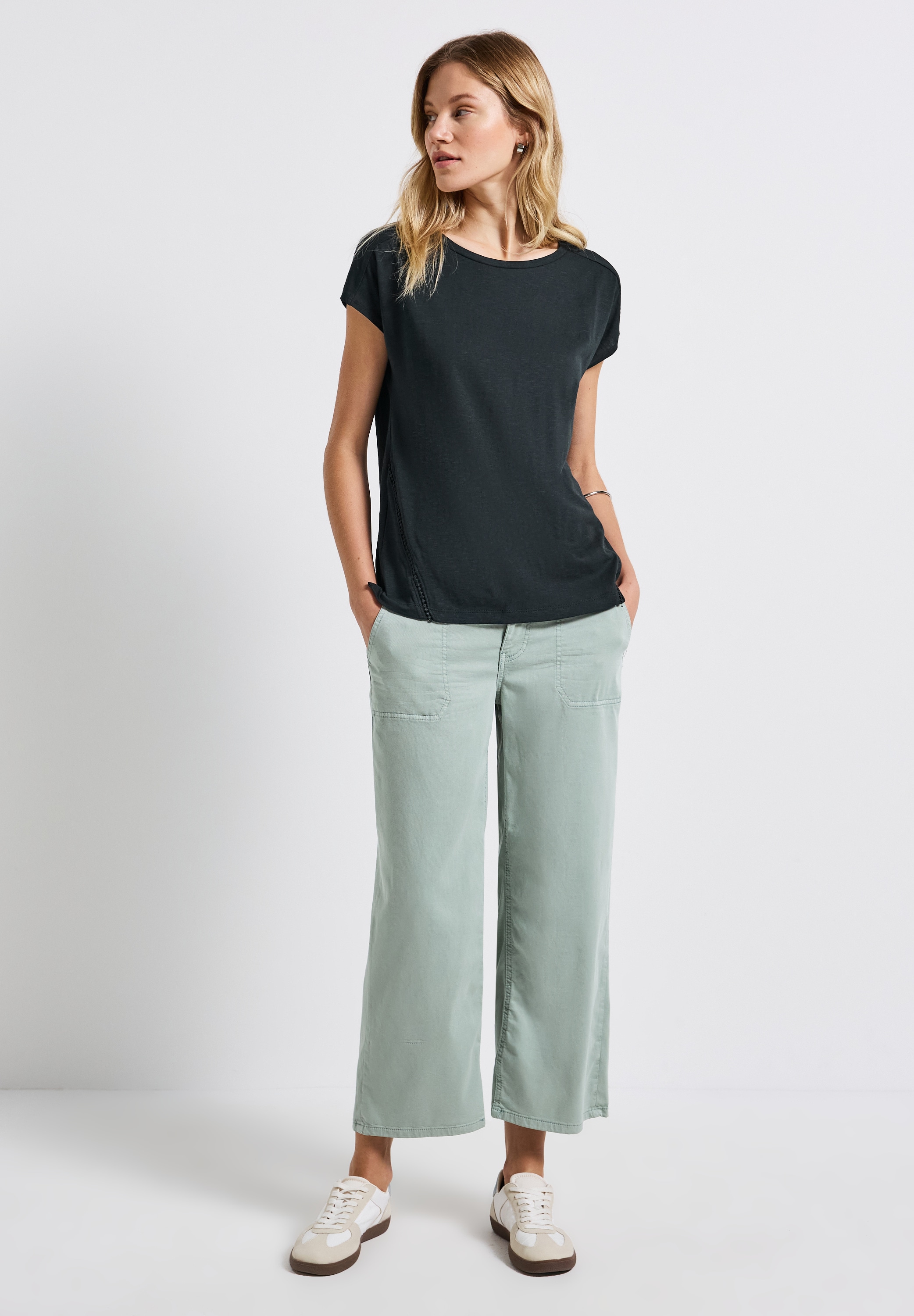 STREET ONE T-Shirt, im soften Baumwoll-Mix