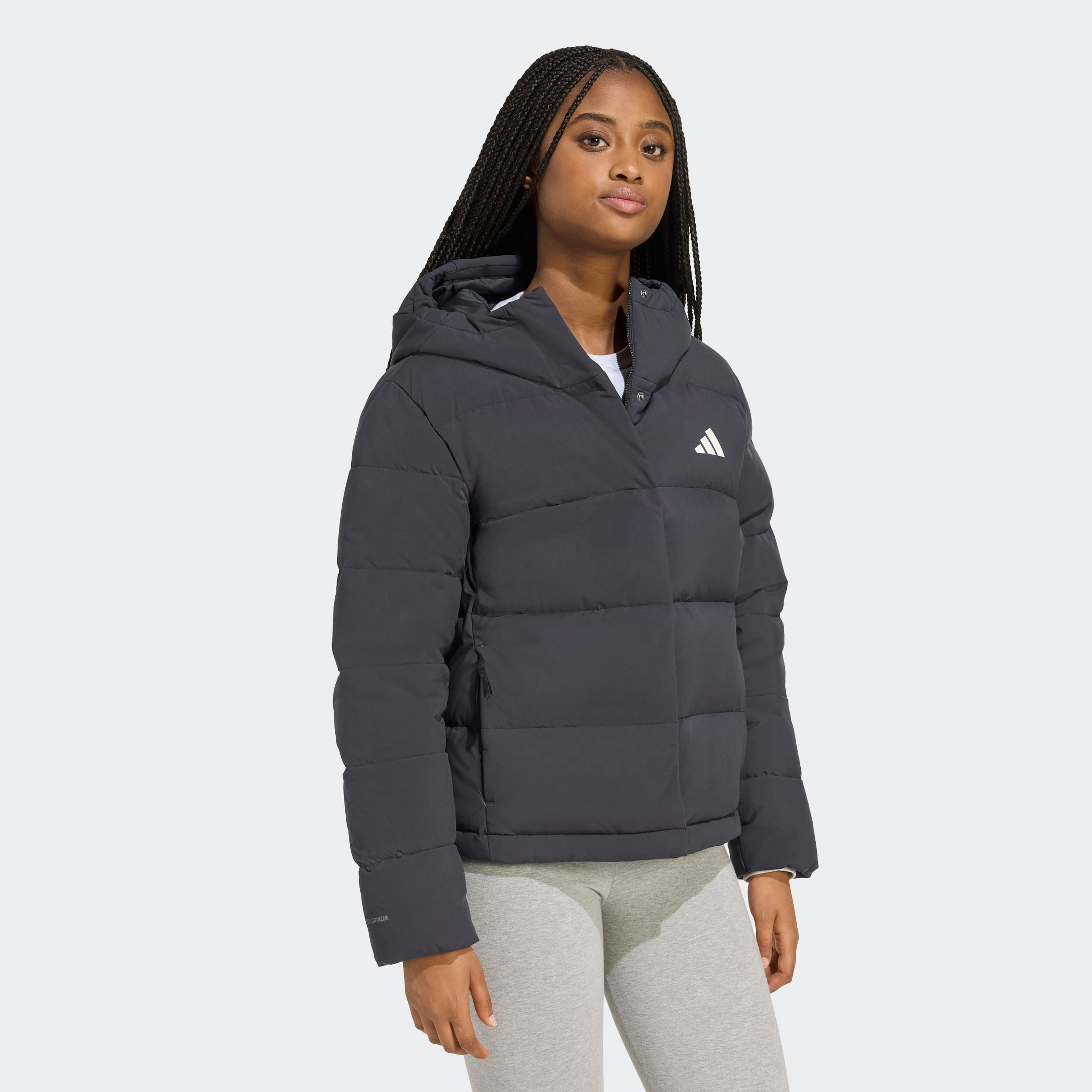 Adidas Sportswear Daunenjacke "Helionic Climawarm Mit Kapuze" Winterjacke Damen