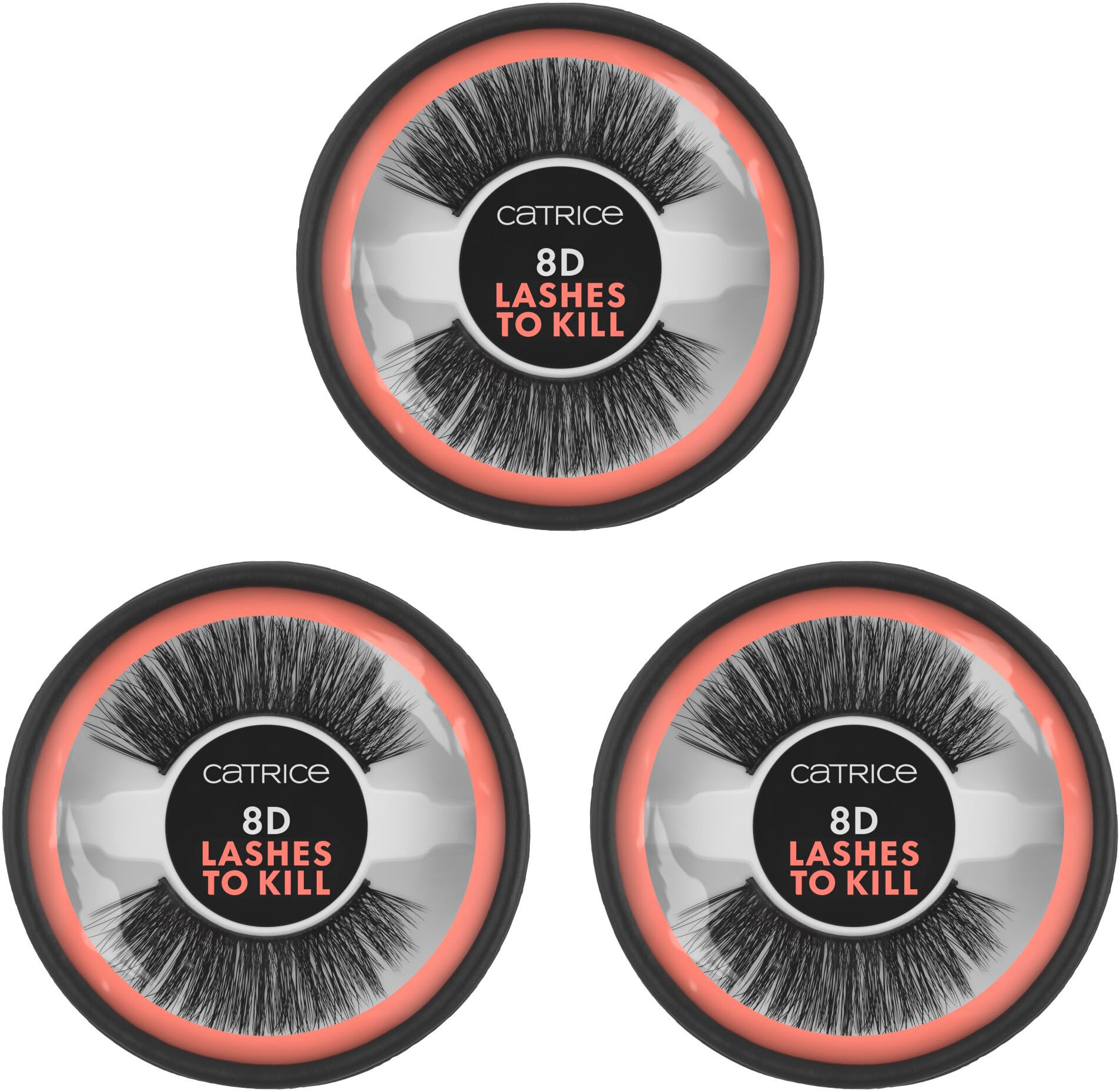 Bandwimpern »8D Lashes To Kill«, (Set, 3 tlg.)