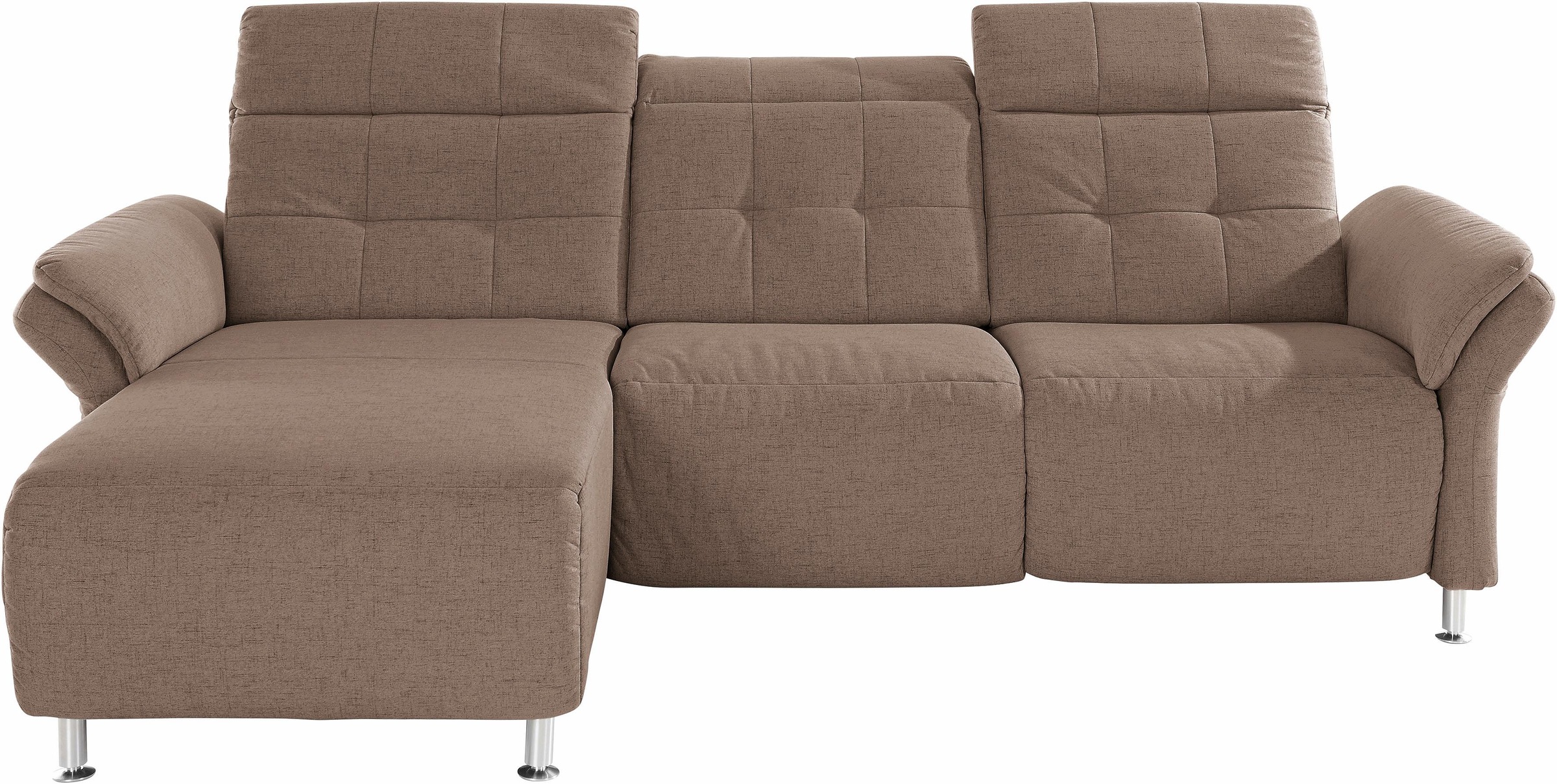 Home affaire Ecksofa "Manhattan L-Form" 2 Sitze mit elektrischer Relaxfunkt günstig online kaufen