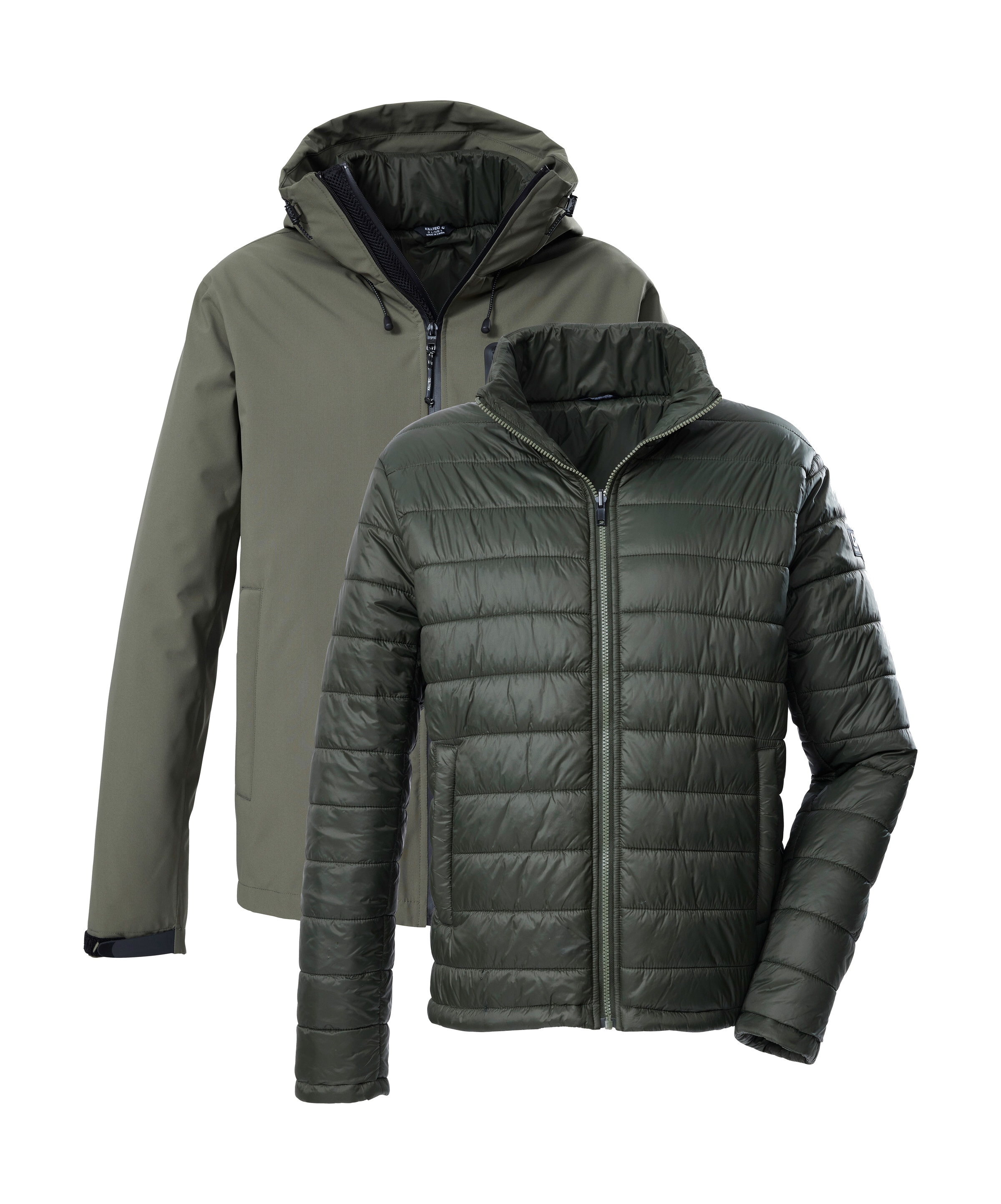 Killtec 3-in-1-Funktionsjacke "KOW 95 MN JCKT" 3 in 1 Herrenjacke, wasser- u winddicht, atmungsaktiv