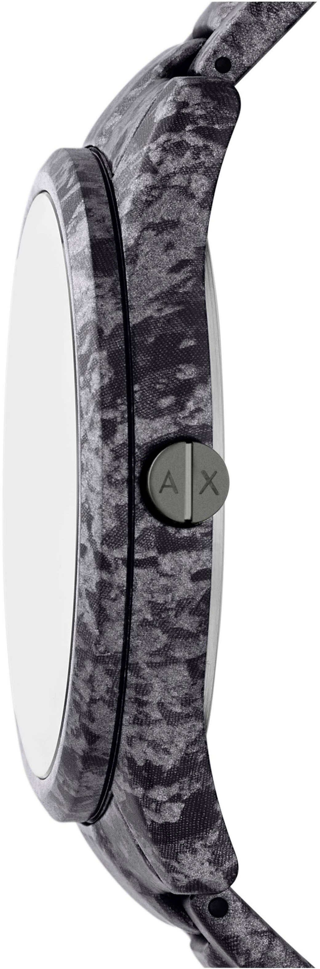 ARMANI EXCHANGE Multifunktionsuhr, Armbanduhr, Herrenuhr, Edelstahlarmband, analog, Tag, Wochentag
