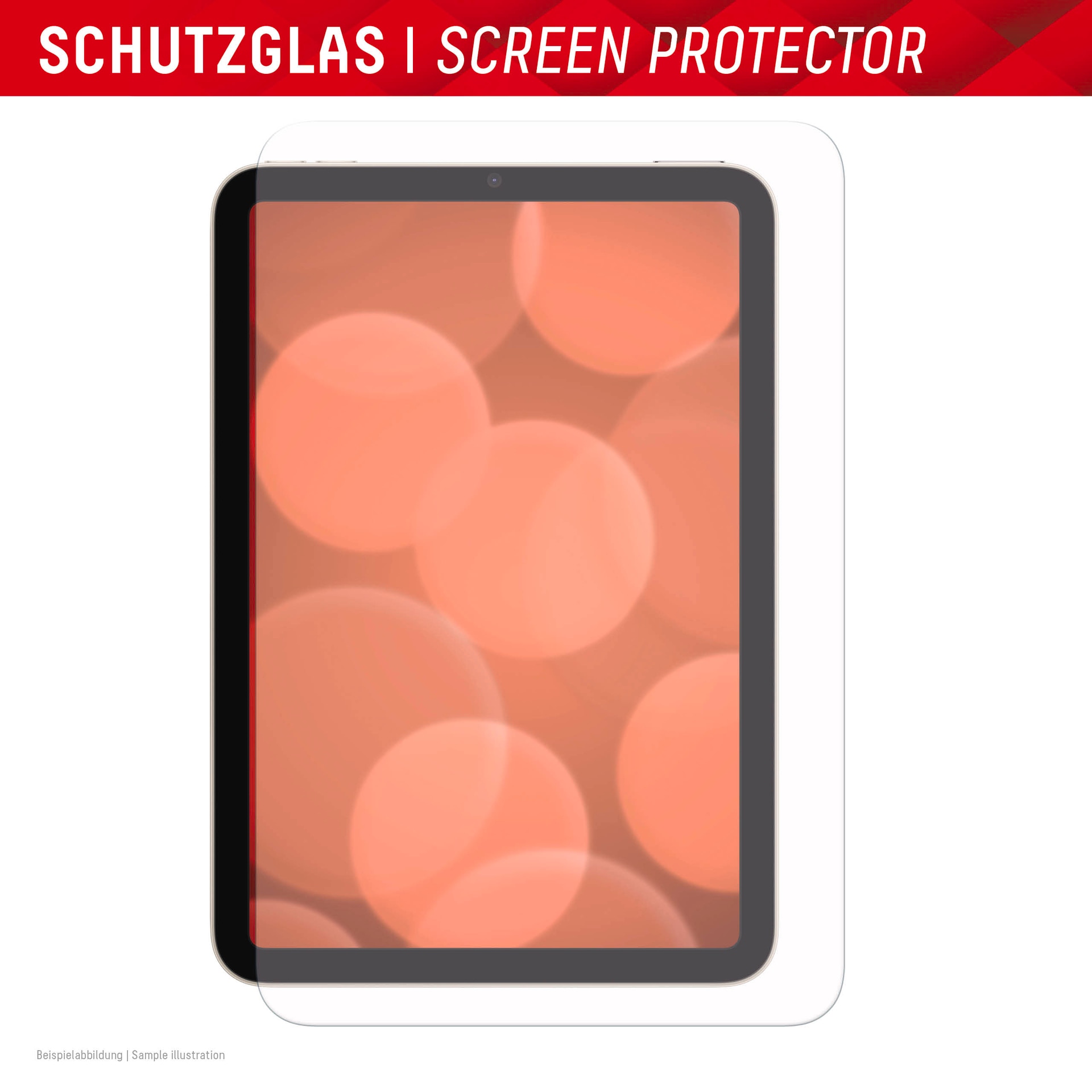 Displex Displayschutzglas »Tablet Glass« für Apple iPad mini 8,3 (7. Gen.);Apple iPad mini 8,3 (6. Gen.) Displayschutzfolie, Schutzfolie, Bildschirmschutz, kratz- & stoßfest