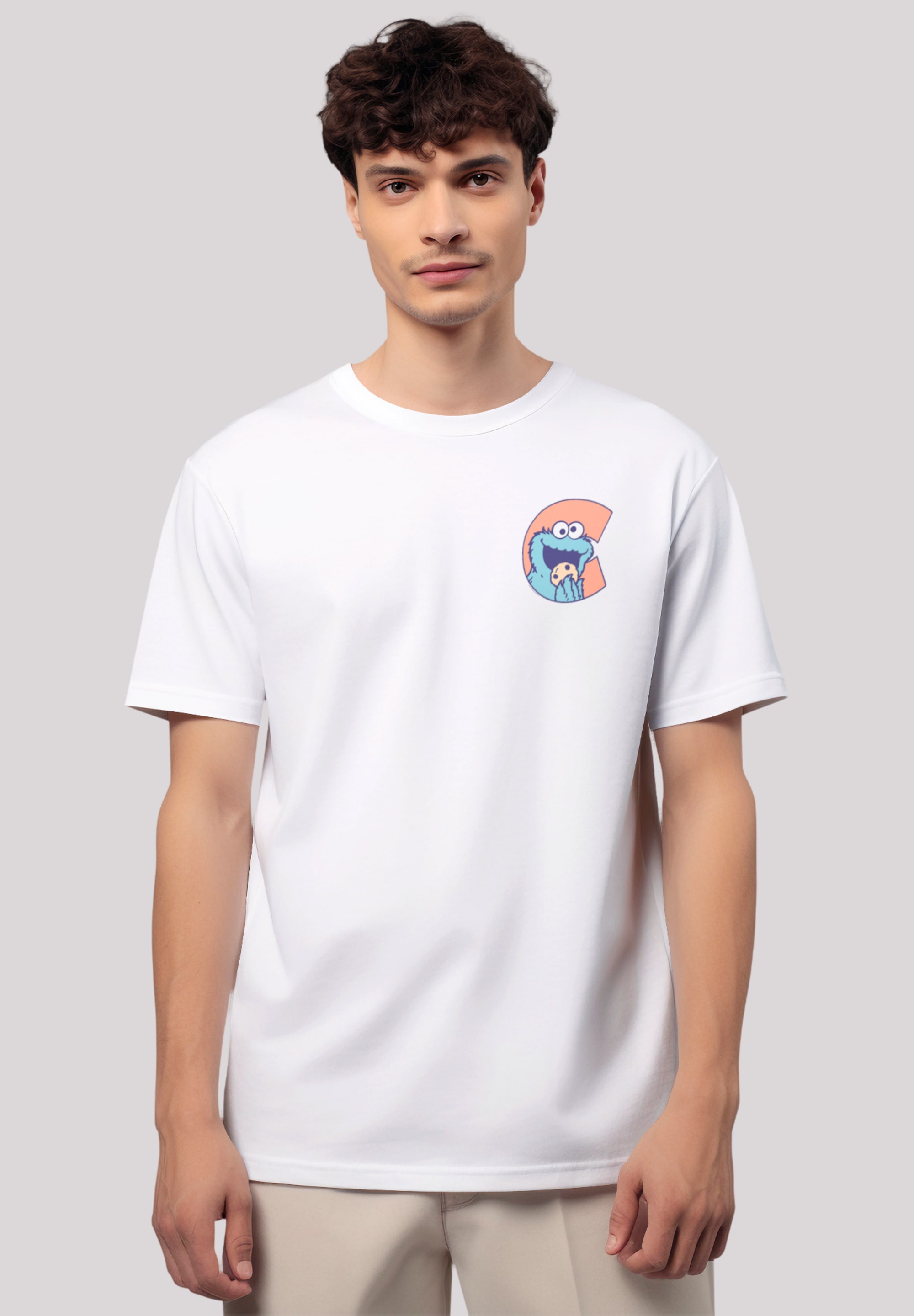 F4NT4STIC T-Shirt "Sesamstraße Cookie Monster "C"", Premium Qualität günstig online kaufen