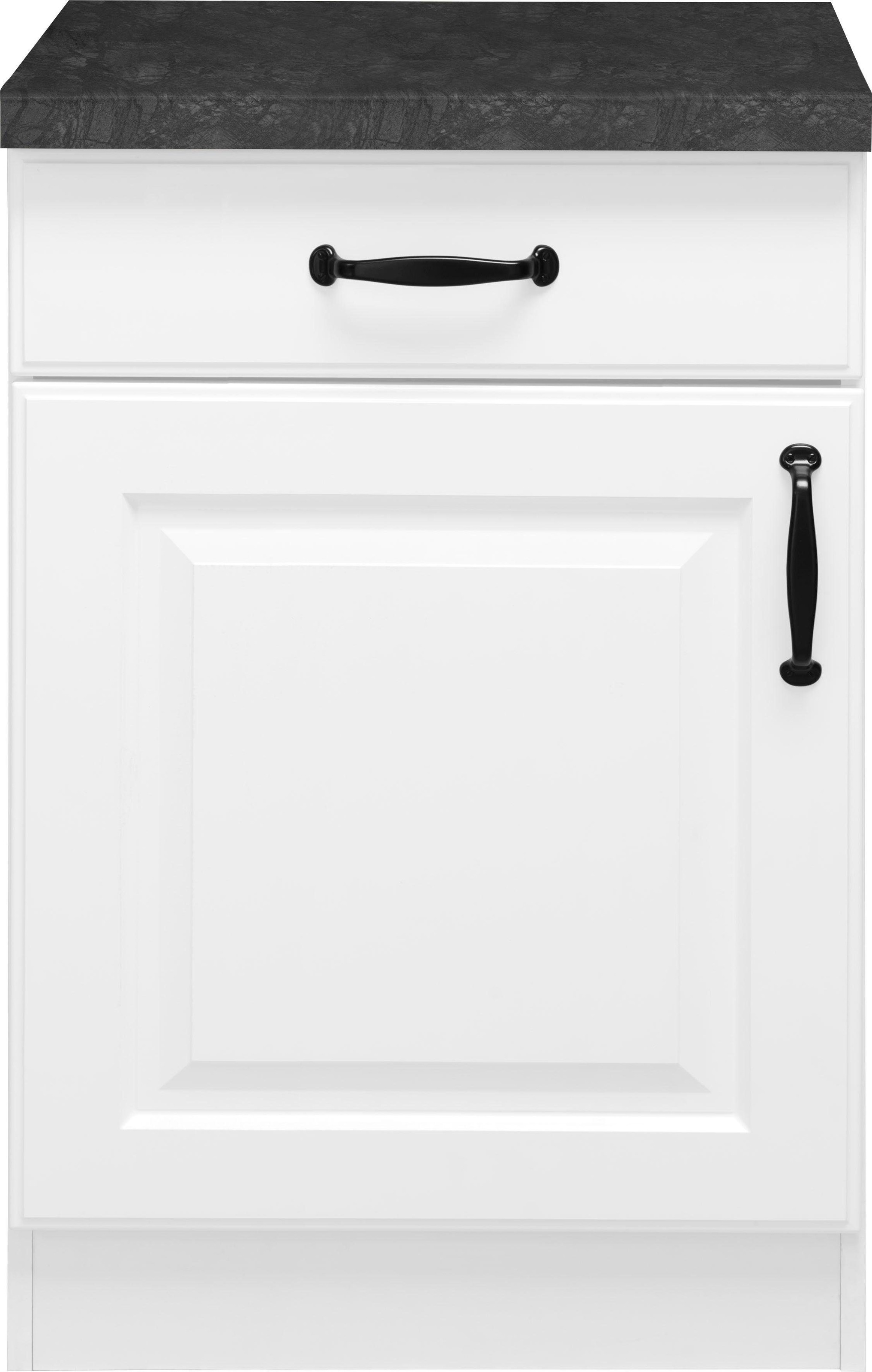 wiho Küchen Unterschrank "Erla, TOPSELLER" 60 cm breit mit Kassettenfront günstig online kaufen