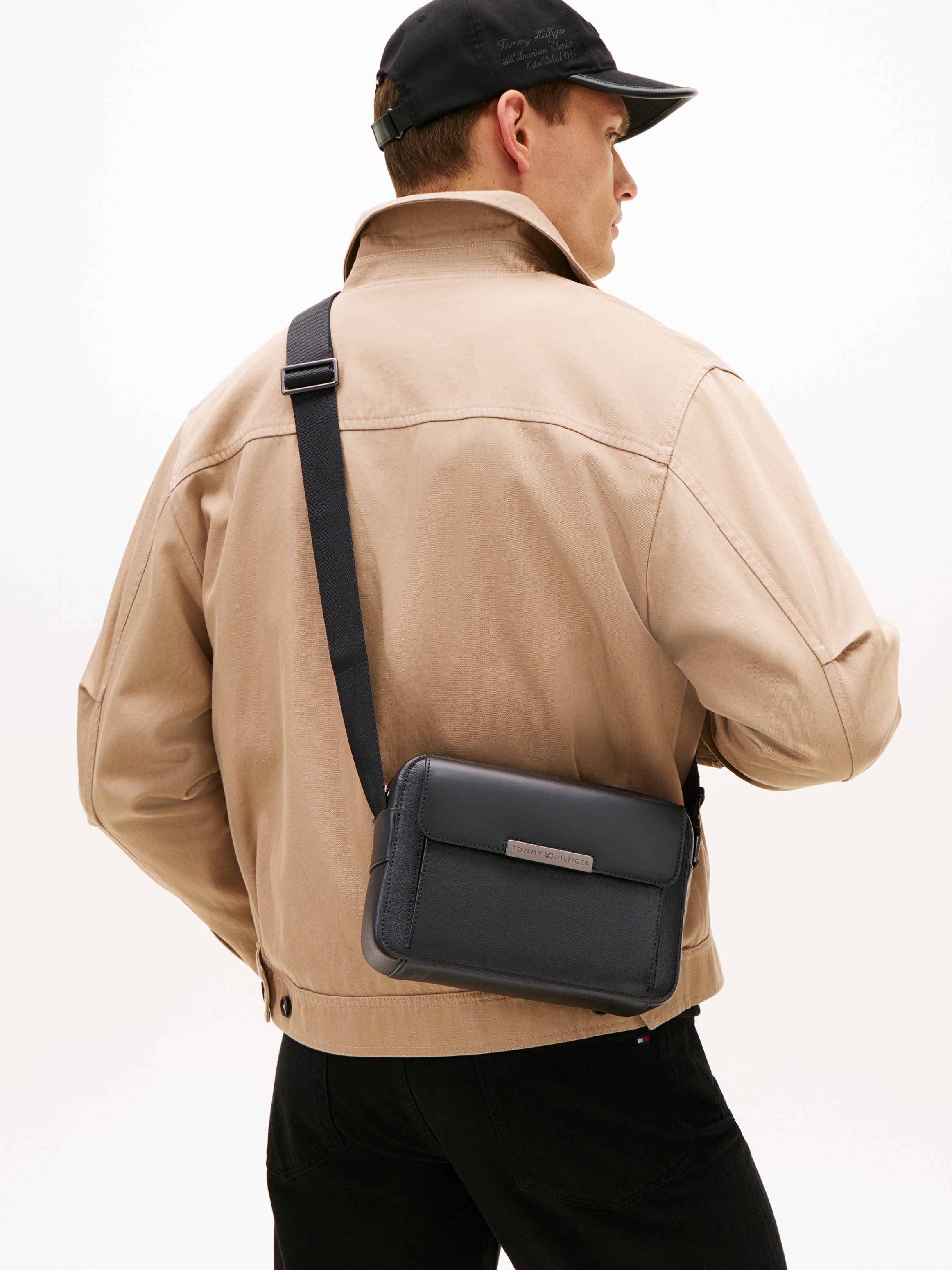 Tommy Hilfiger Umhängetasche "TH BUSINESS LEATHER CAMERA BAG", Men Kamaraba günstig online kaufen