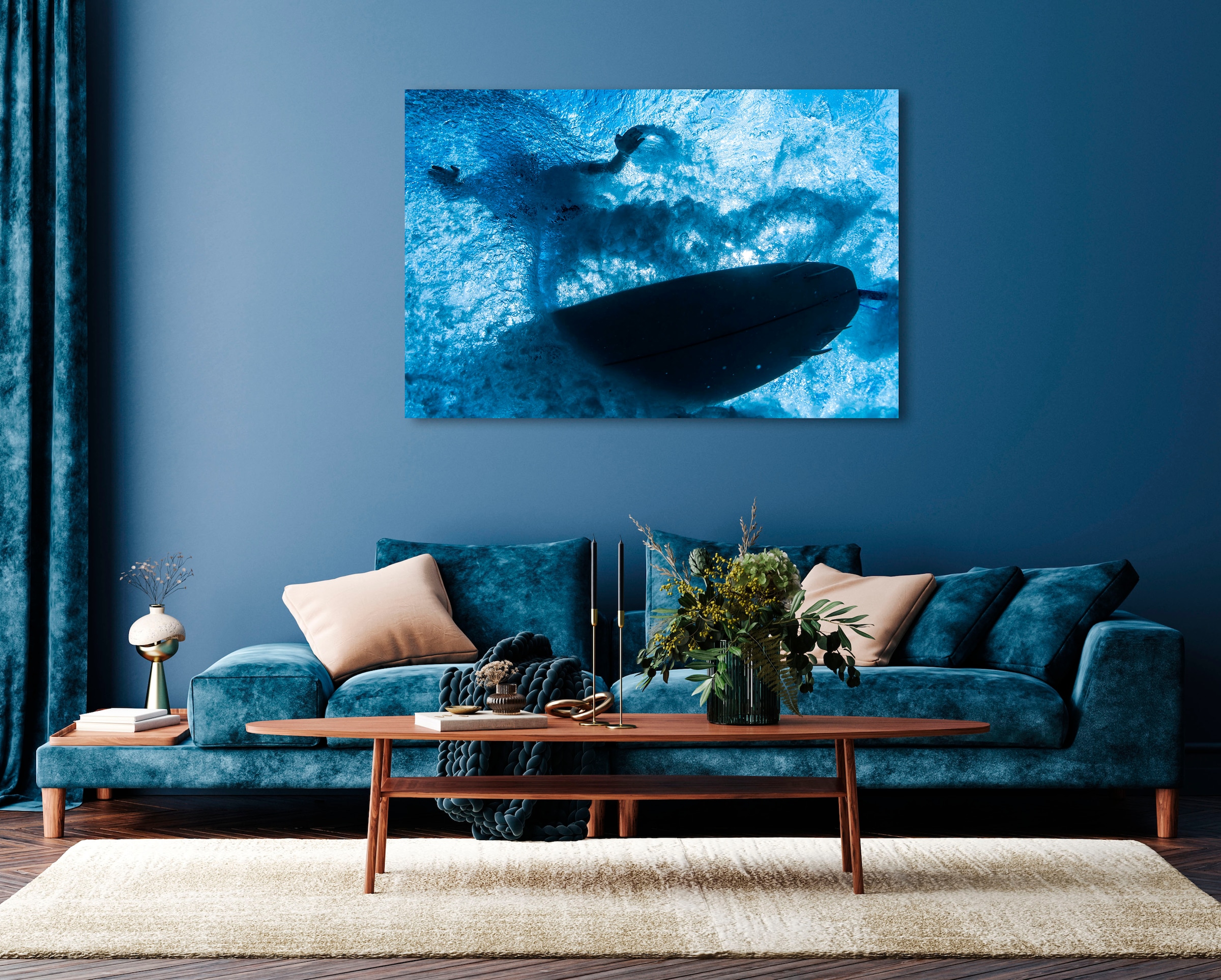 queence Acrylglasbild "Erin", Strand-Spanien-Meer-Meer Bilder-Sport-Foto, ( günstig online kaufen