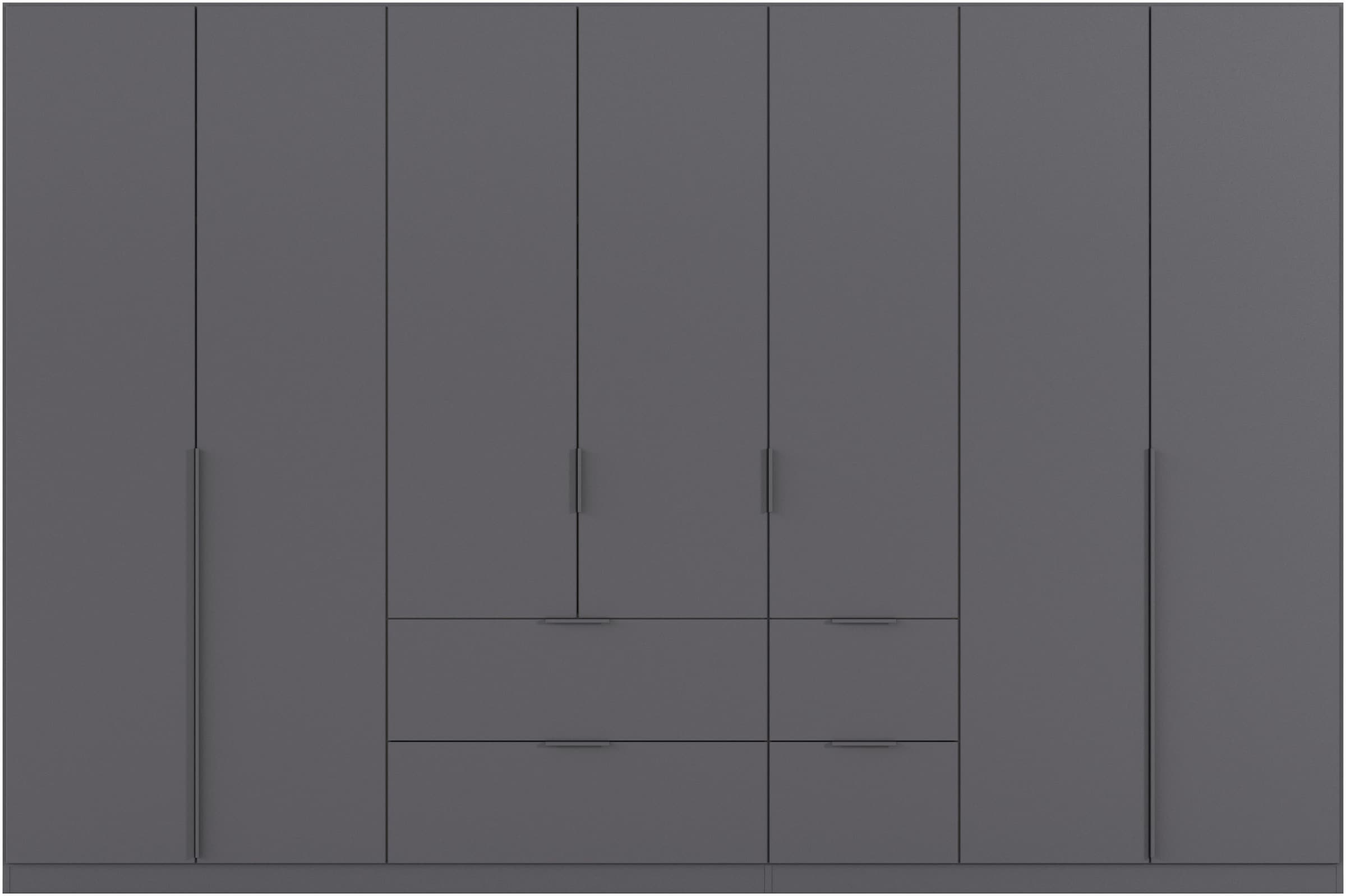 rauch Drehtürenschrank »Kleiderschrank Schrank Garderobe AGORDO mit Dekor- oder Hochglanzfront«, (in zwei Griff-Farben, Breiten 91-360 cm), mit Außenschubkästen, in 7 Breiten und 2 Höhen MADE IN GERMANY