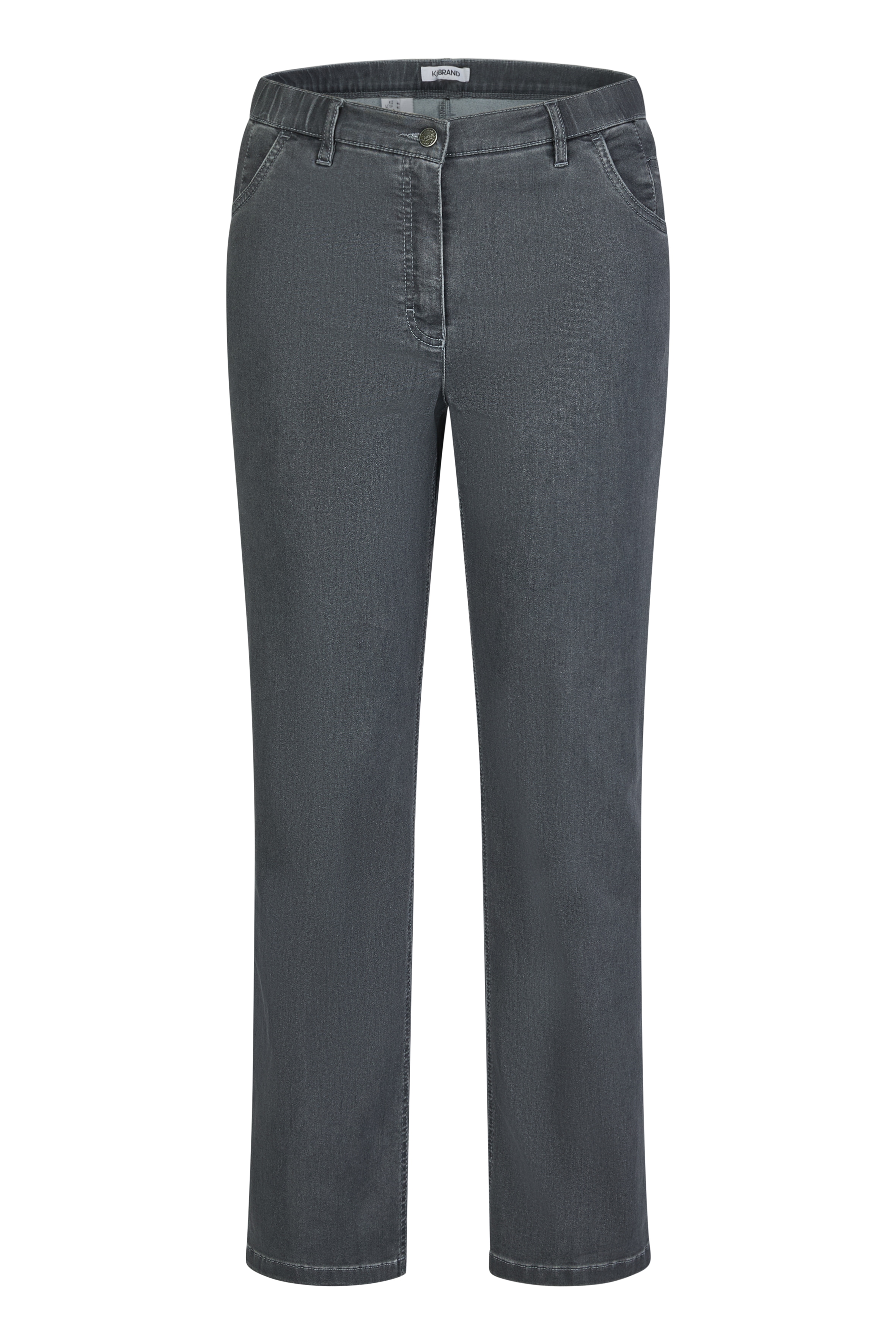 KjBRAND Straight-Jeans "Jeans Betty straight leg" Sehr bequem durch Baumwoll- Super- Stretch, Satin Optik