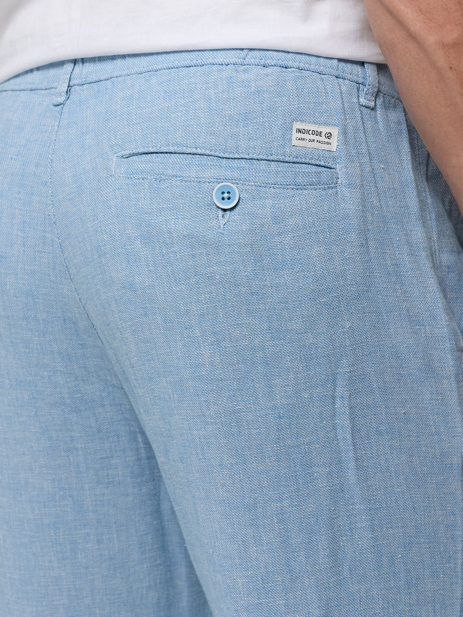 Indicode Leinenhose »INTrope Pant«  Sommerliches Material mit Leinen, regular fit