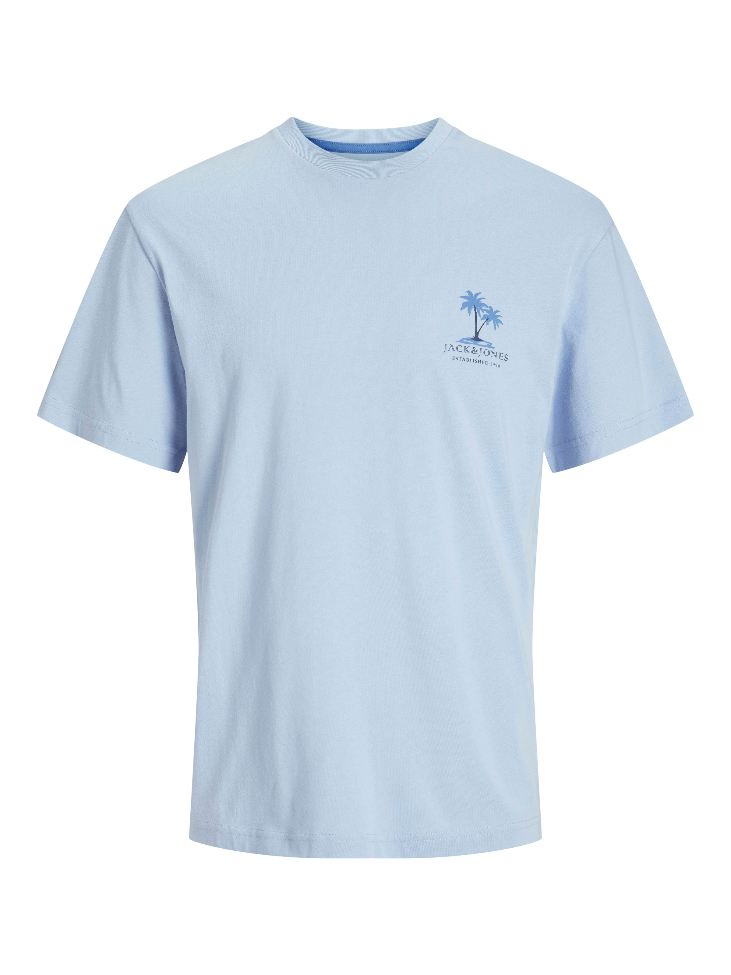 Jack & Jones Rundhalsshirt »JJSUMMER VIBES TEE SS CREW NECK LN«