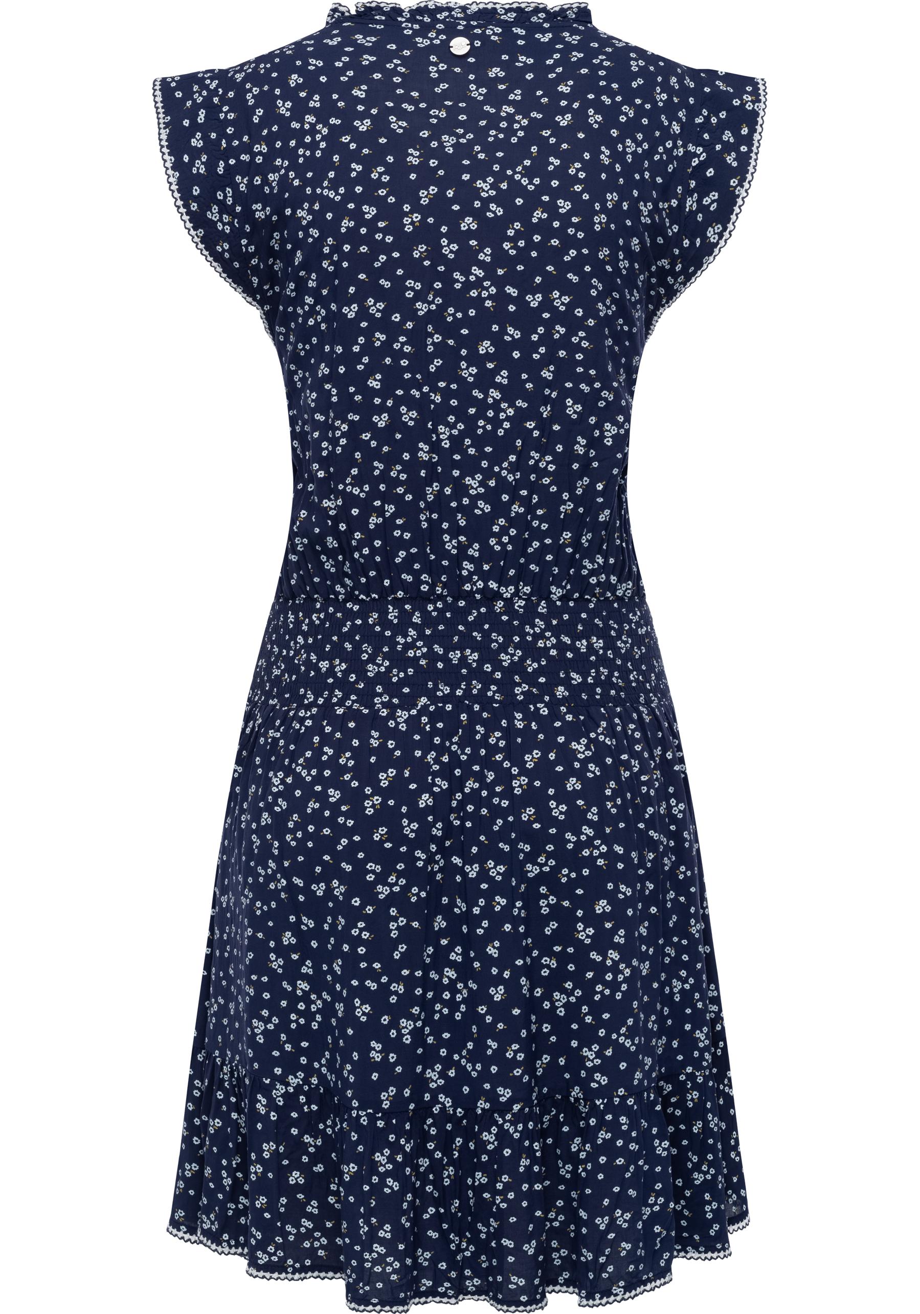 Thumbnail - Ragwear Volantkleid "Chantalia Print" Ohne Taschen stylisches Sommerkleid mit Print und Rüschen