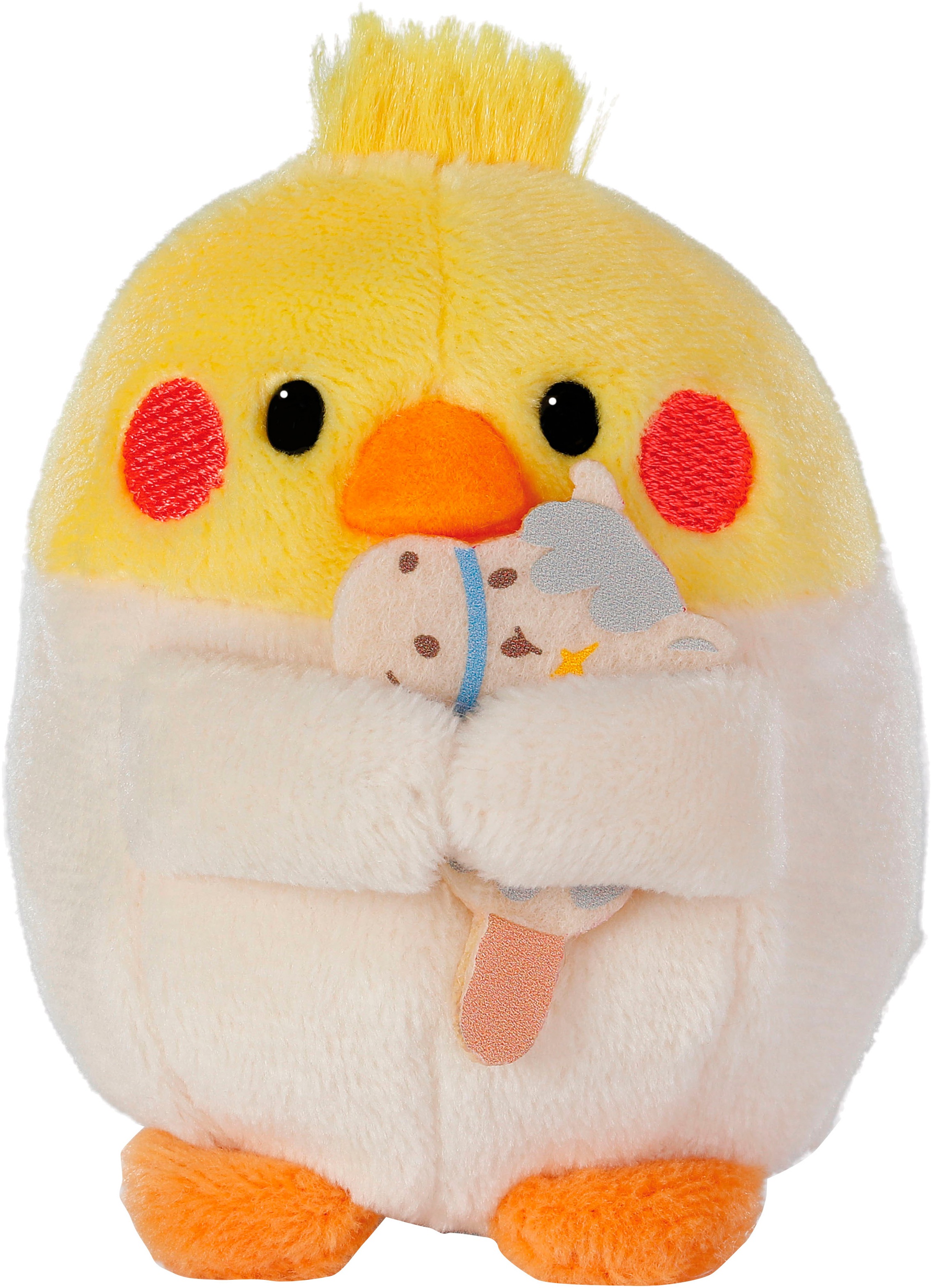 Nici Kuscheltier »mymochi, Sittich Chipsy 8 cm mit Steckenpferd und Ritterkostüm«, (Set), in Geschenkbox