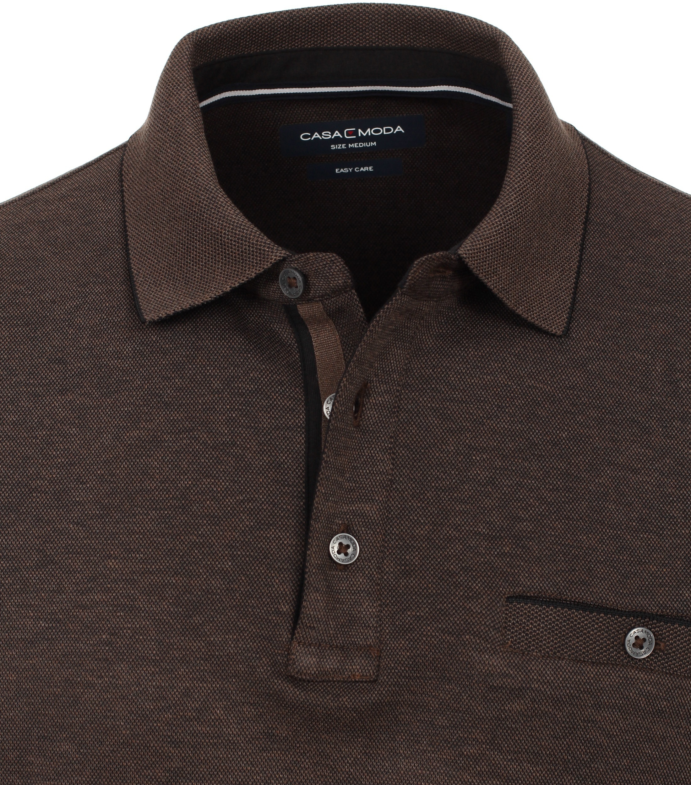 CASAMODA Langarm-Poloshirt »CASAMODA Polo-Shirt Langarm gestreift«