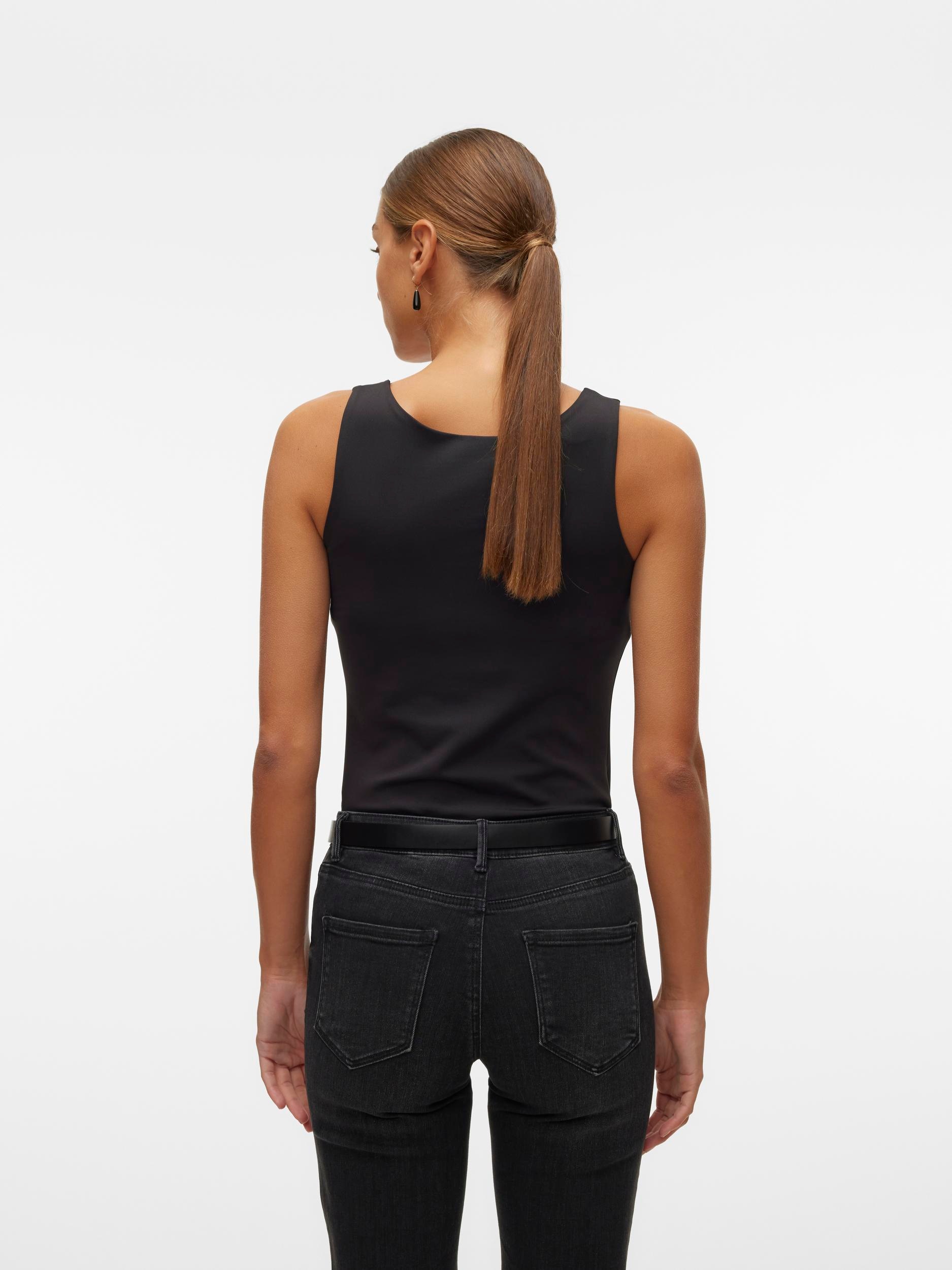 Vero Moda T-Shirt »VMMILLION SL SQUARE TOP 2-WAY JRS NOOS«