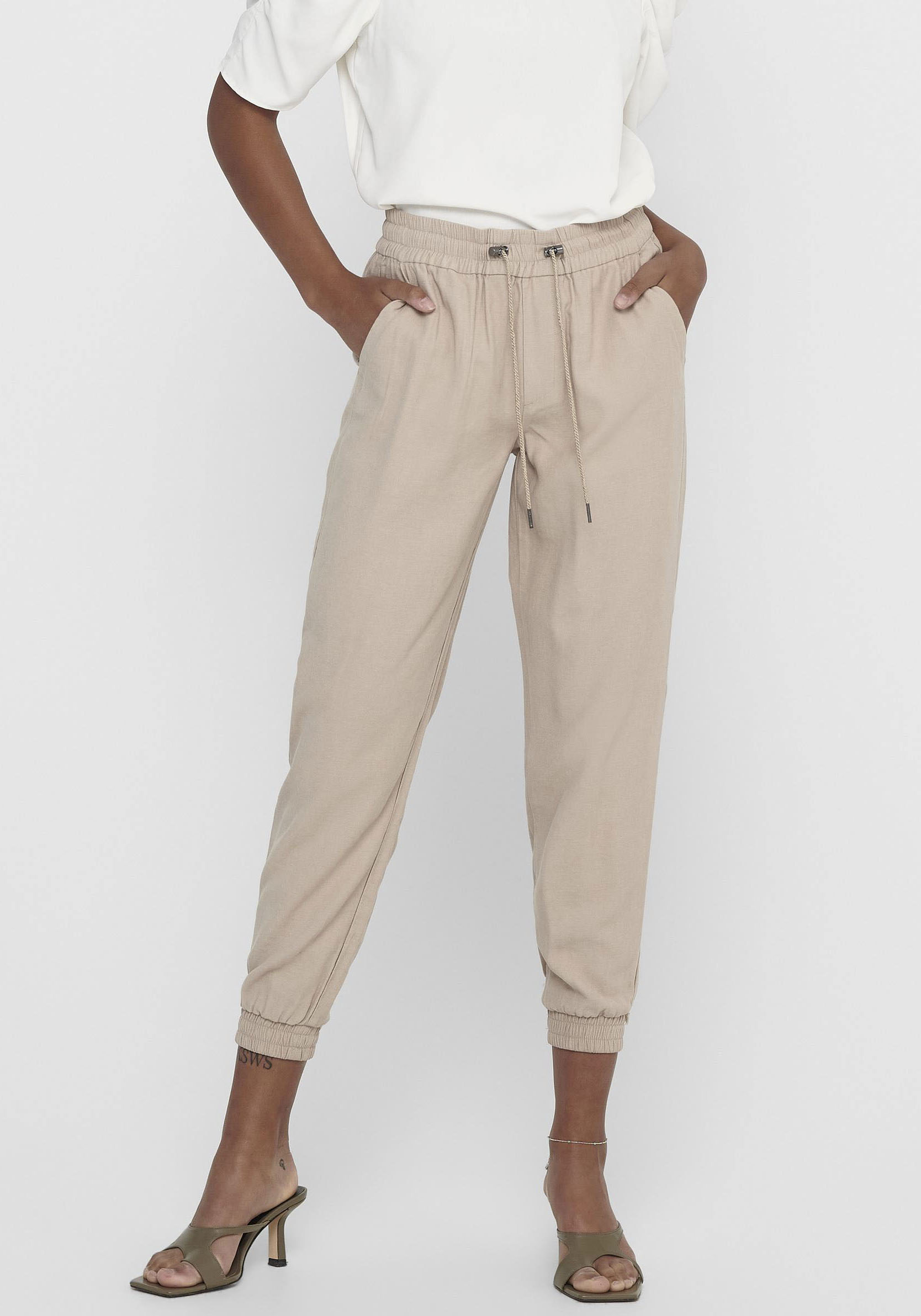 ONLY Jogger Pants "ONLKELDA-EMERY MW PULL-UP PANTS"