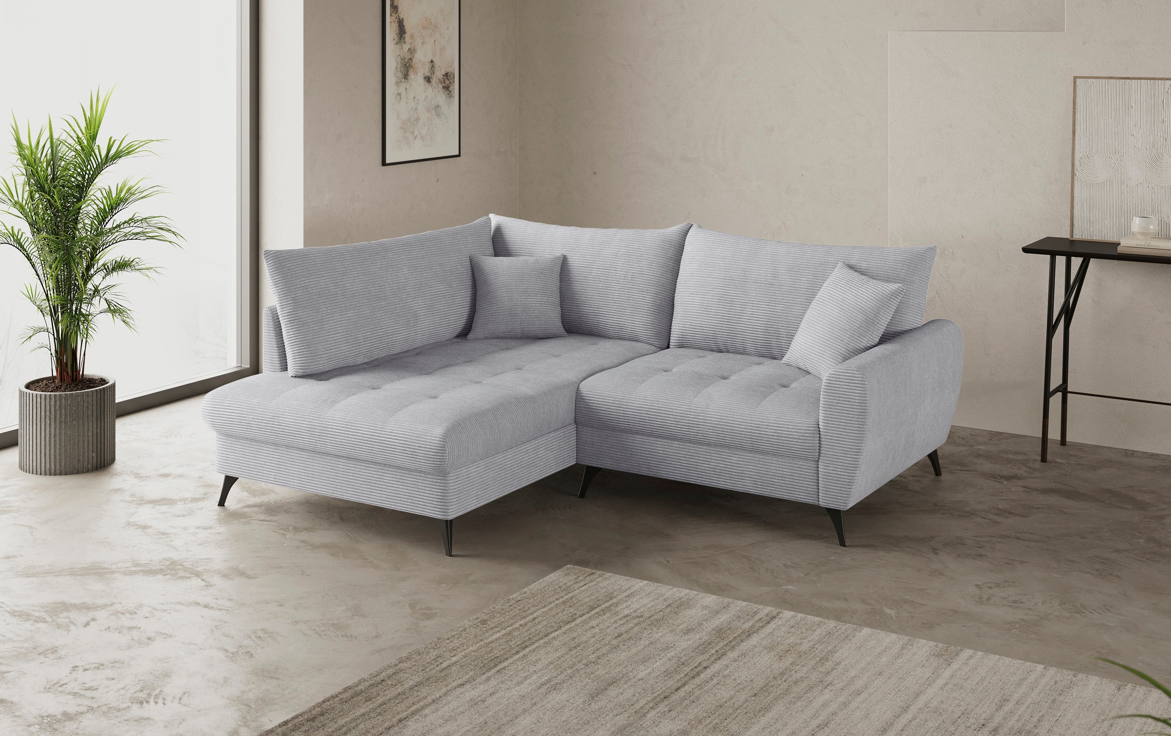 Mr. Couch Ecksofa "Blackburn II L-Form", Wahlweise mit Kaltschaumpolsterung günstig online kaufen