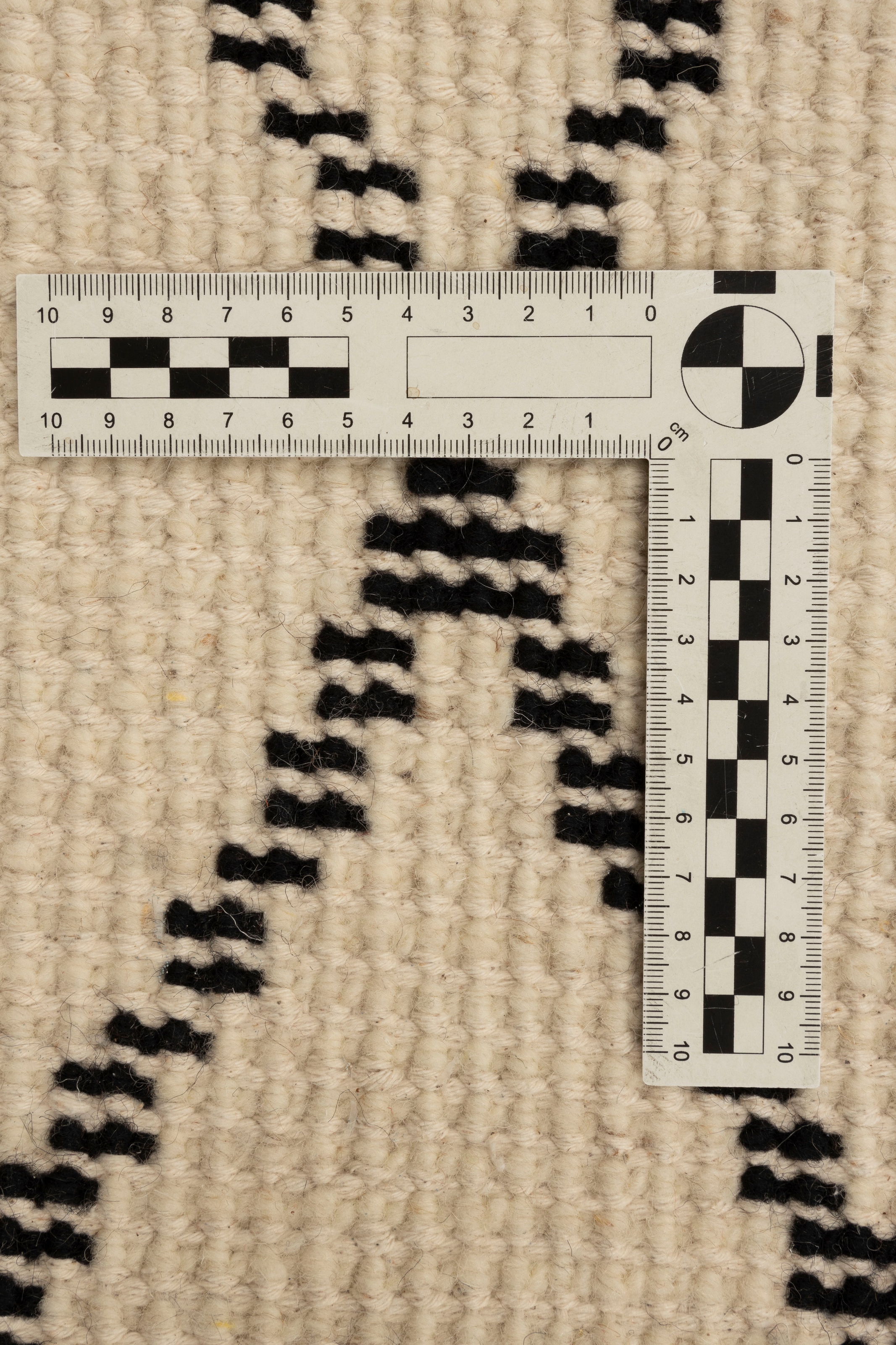 THEKO Wollteppich »MARMOUCHA 05«, rechteckig, 24 mm Höhe, reine Wolle, Rauten Design, mit Fransen