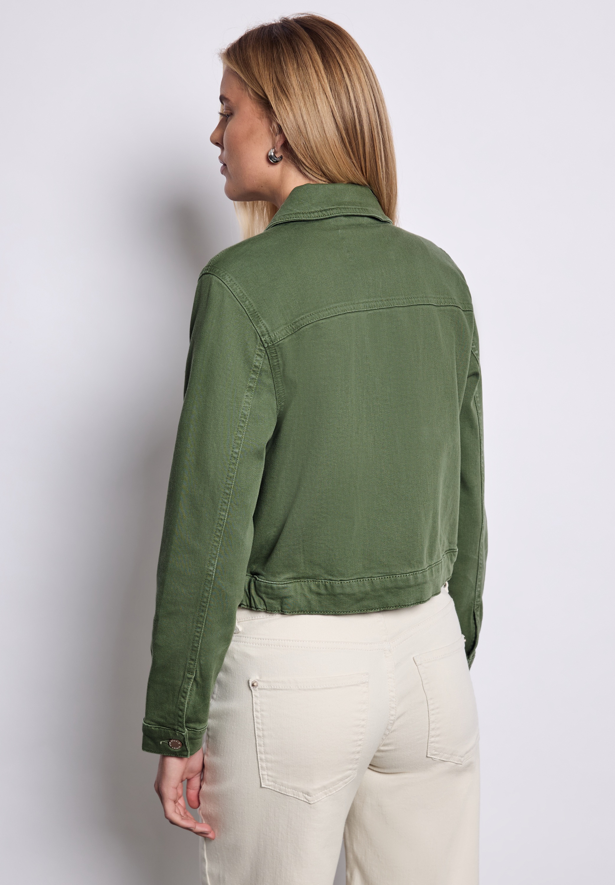 STREET ONE STUDIO Jeansjacke, ohne Kapuze, mit Brusttaschen günstig online kaufen