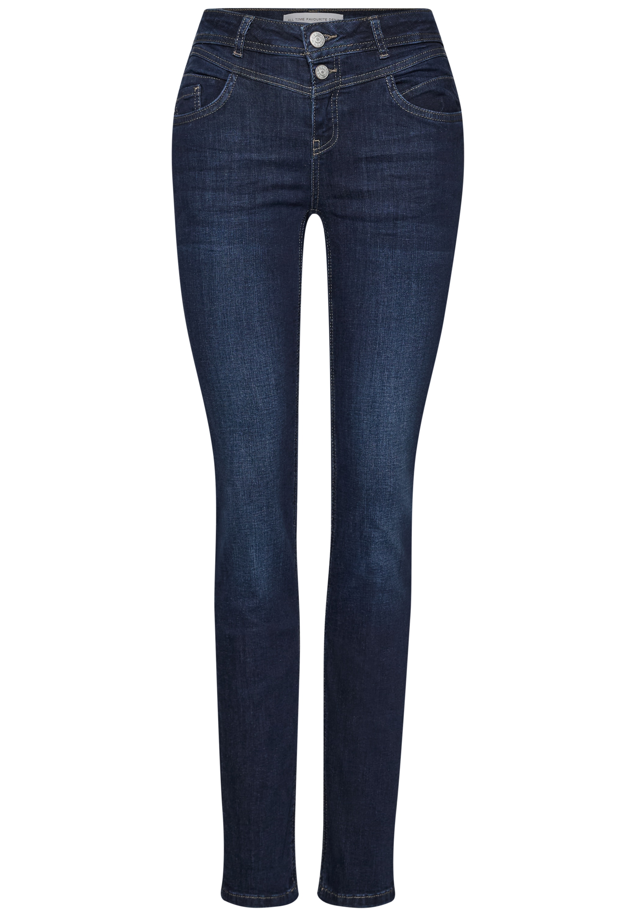 STREET ONE Comfort-fit-Jeans Middle Waist
