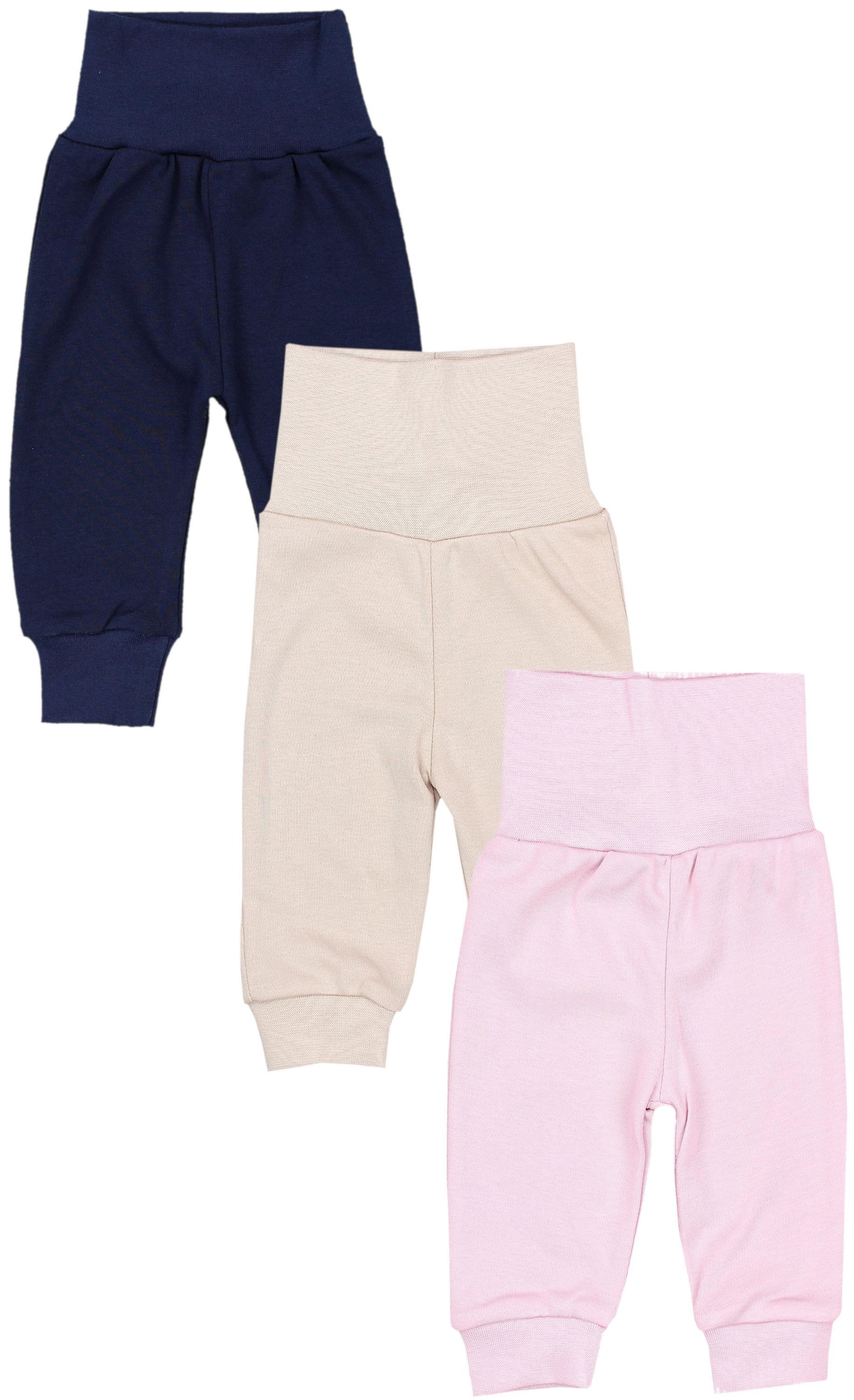 TupTam Pumphose "Pumphose Baby Mädchen Lange Pumphose 3er Pack"